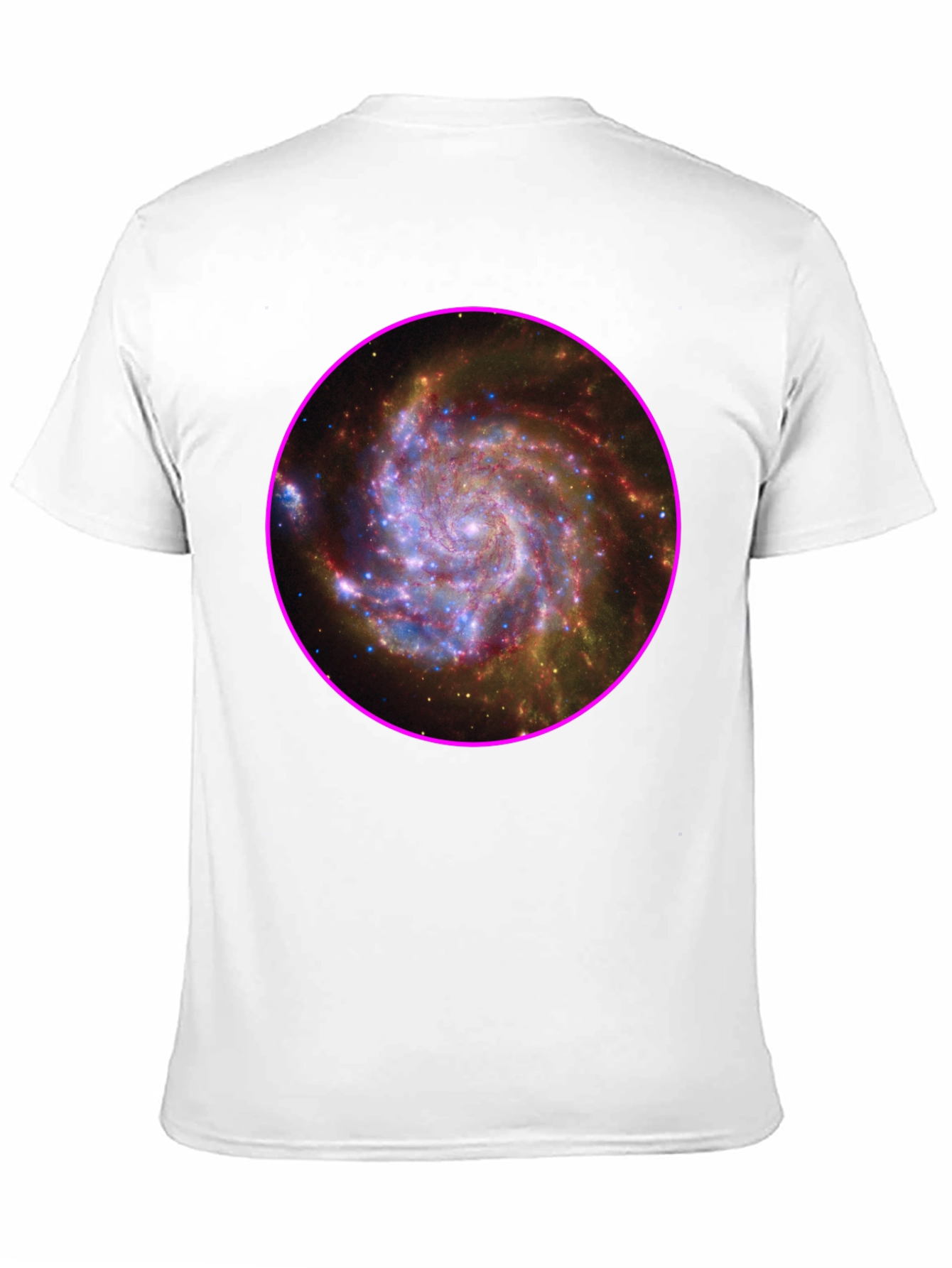 Galaxy Print Black T-Shirt