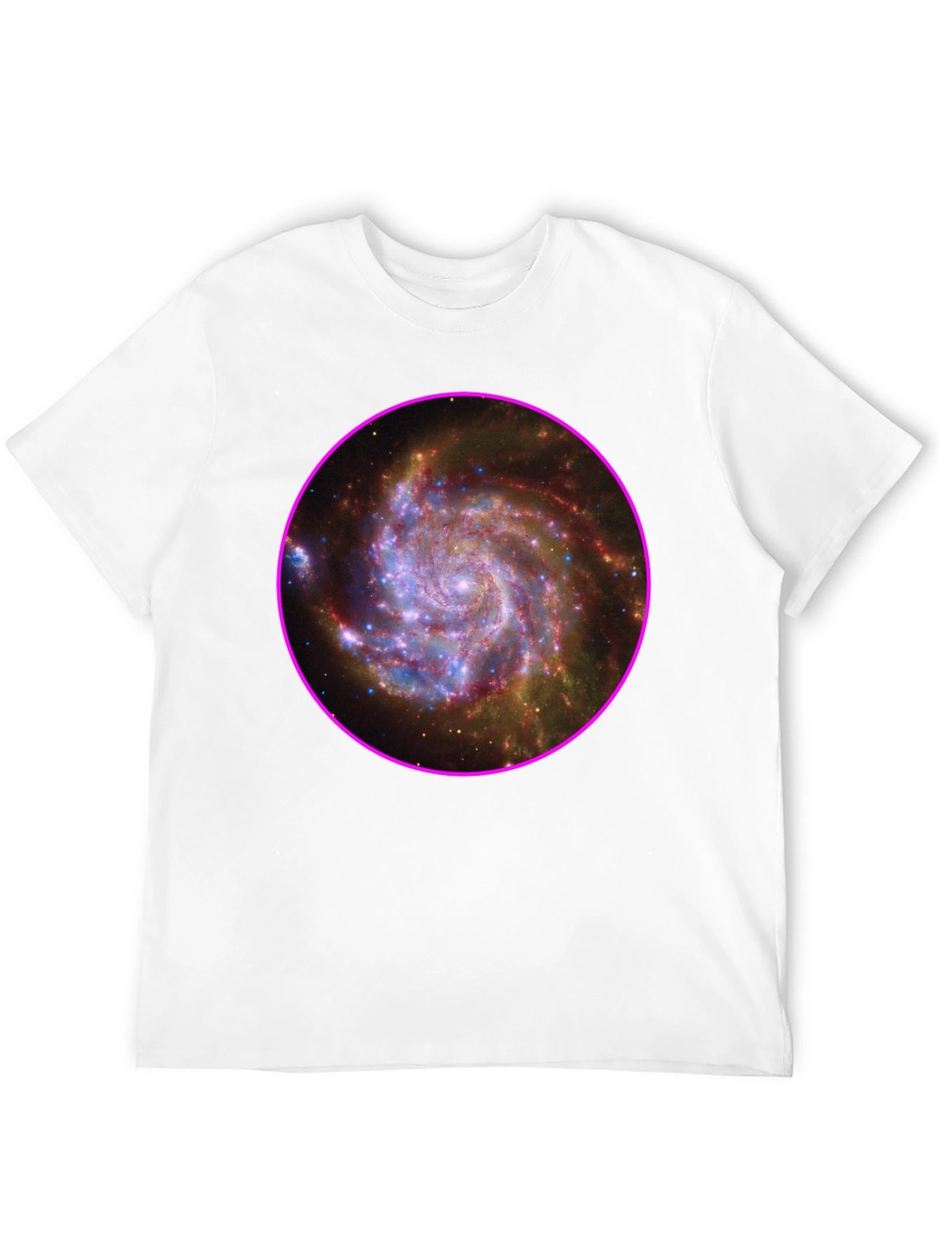 Galaxy Print Black T-Shirt