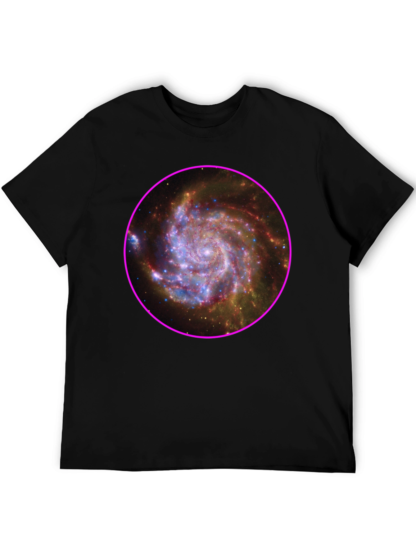 Galaxy Print Black T-Shirt