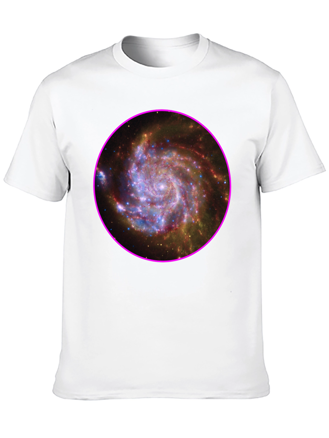 Galaxy Print Black T-Shirt