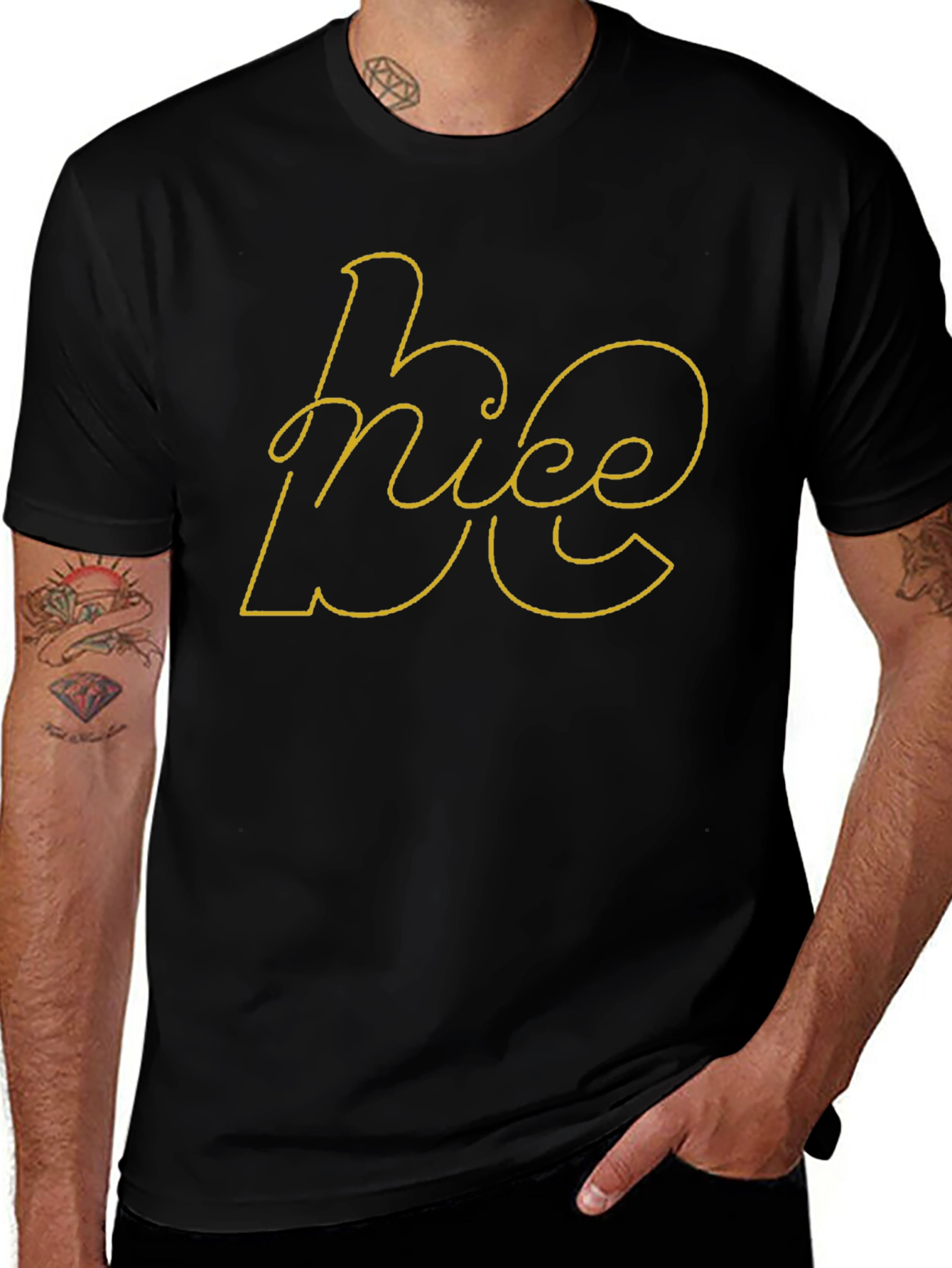 KC Nice Graphic Black Tee