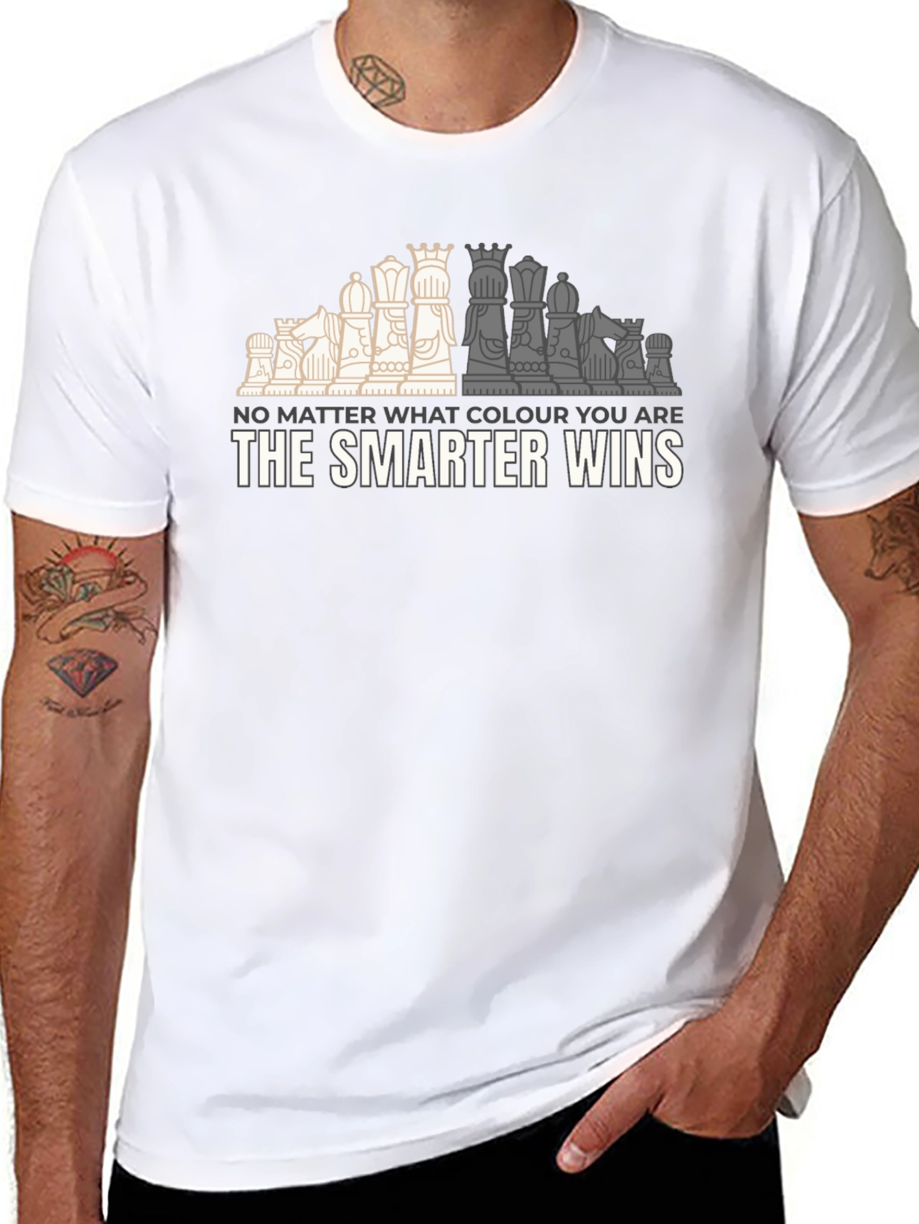 Chess Smarter Wins Graphic T-Shirt