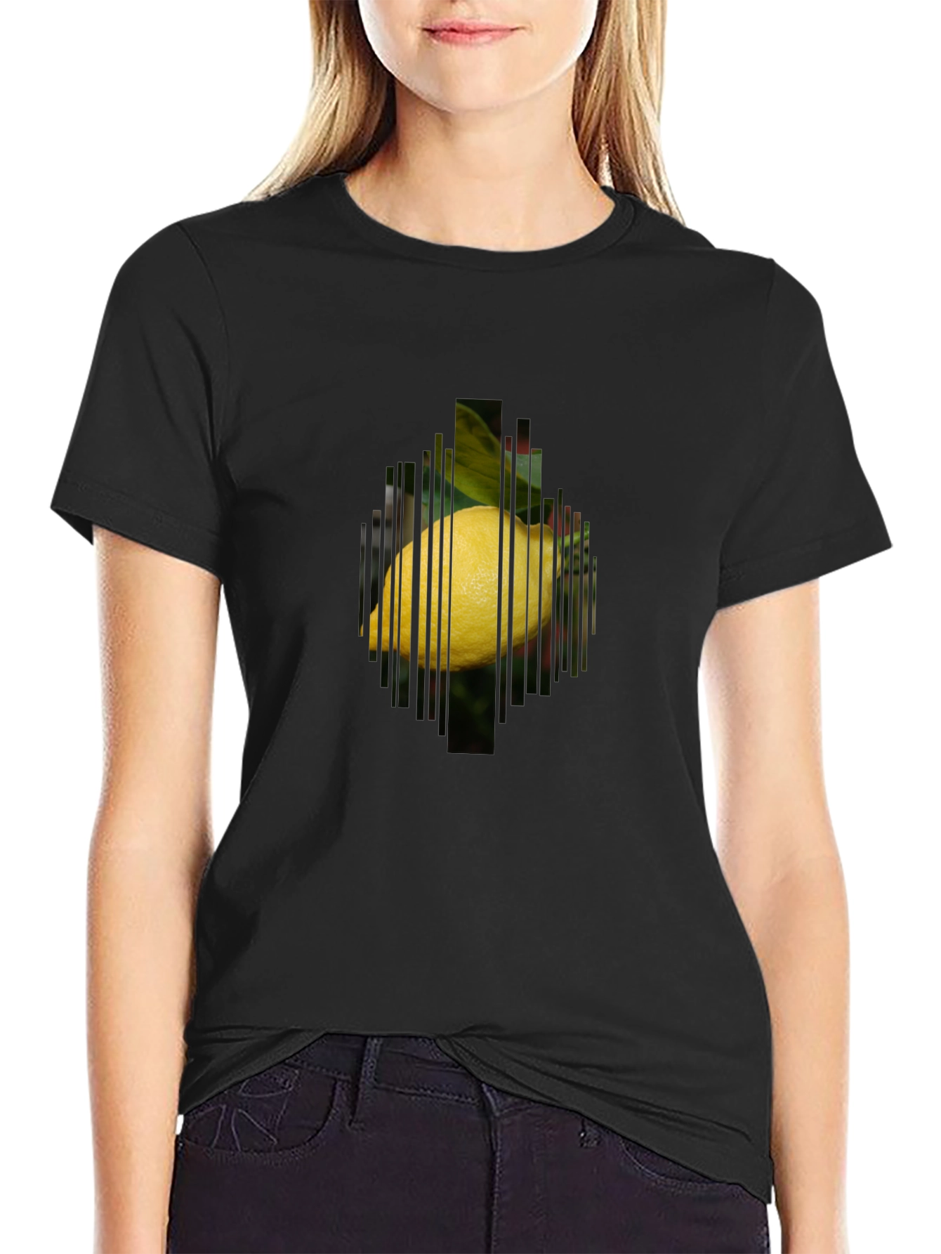 Lemon Graphic Tee - Modern Fruit Lovers T-Shirt