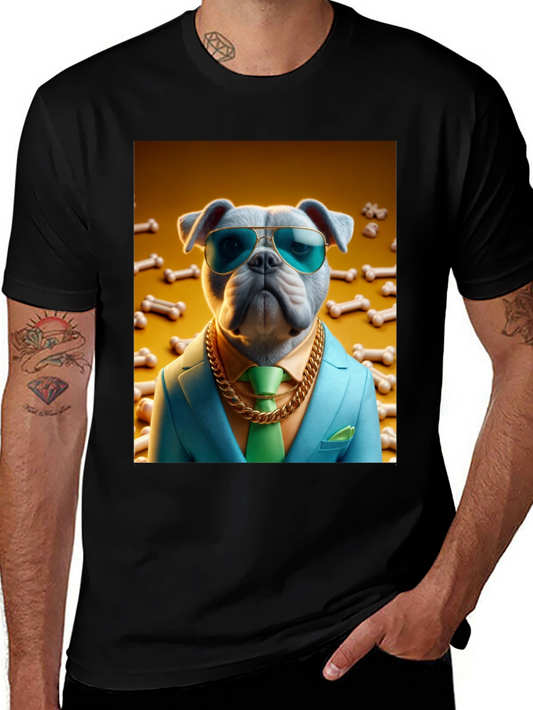 Dog Boss T-Shirt - Stylish Canine Design