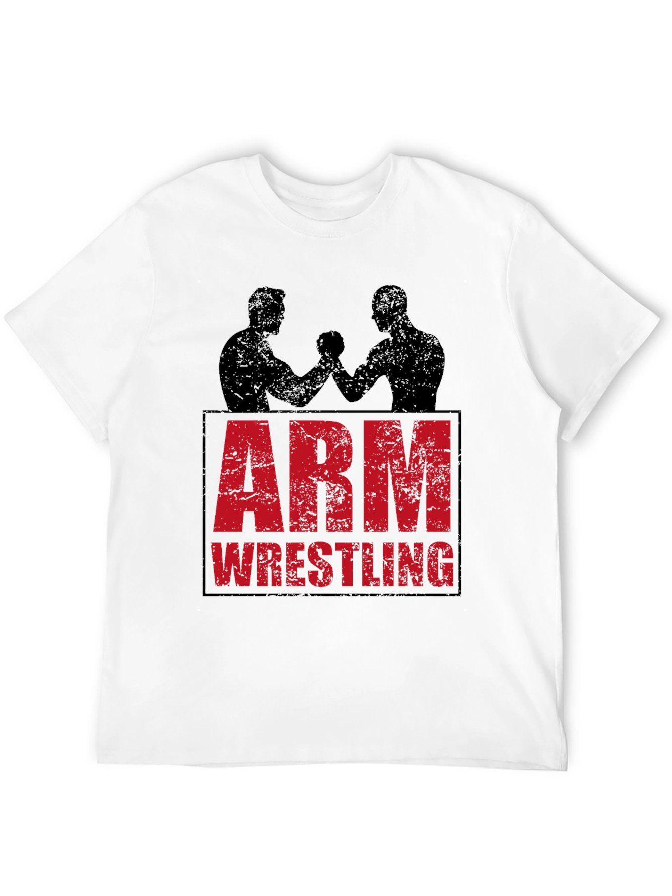 Arm Wrestling Graphic Tee - Black T-Shirt