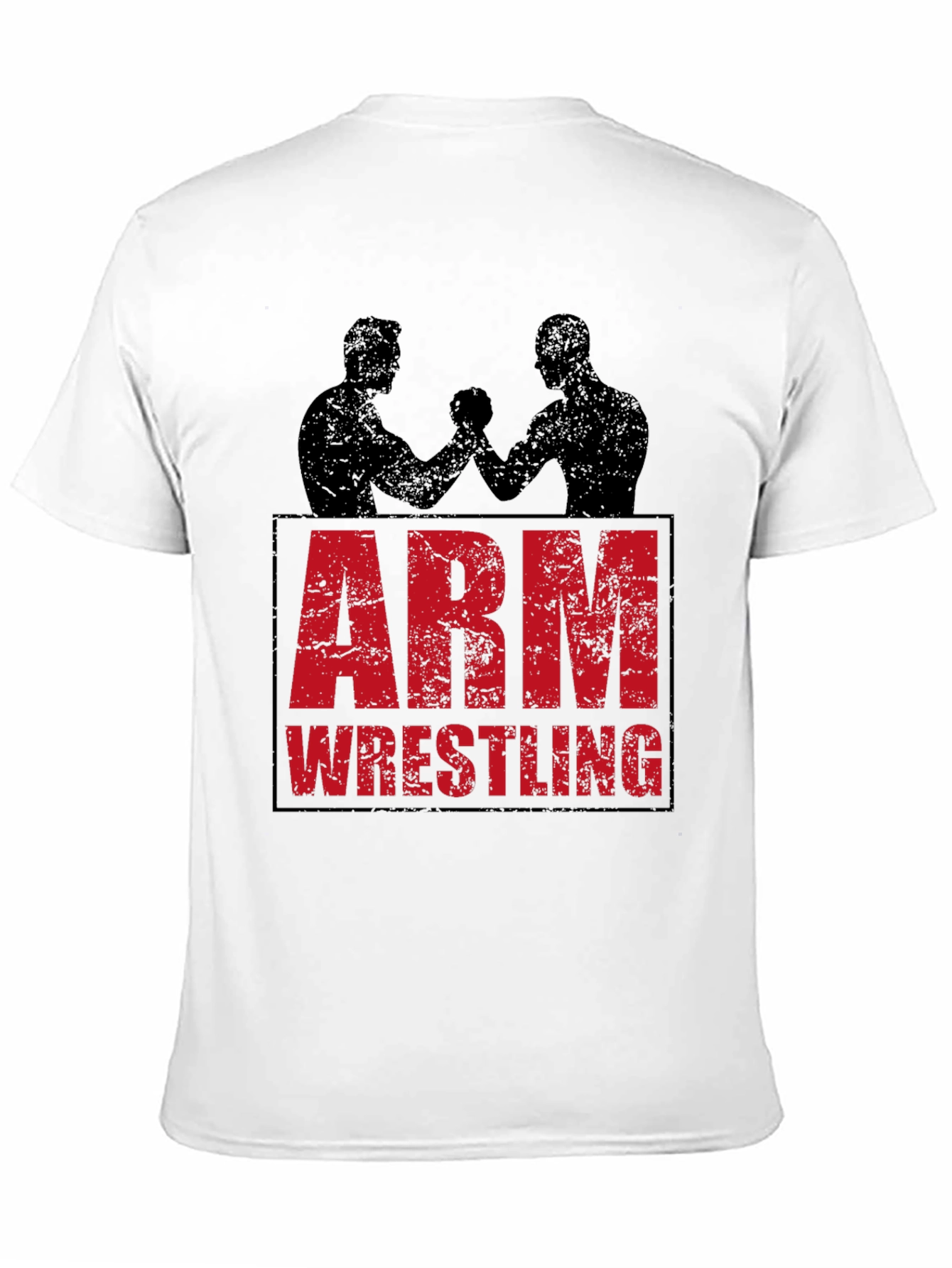Arm Wrestling Graphic Tee - Black T-Shirt