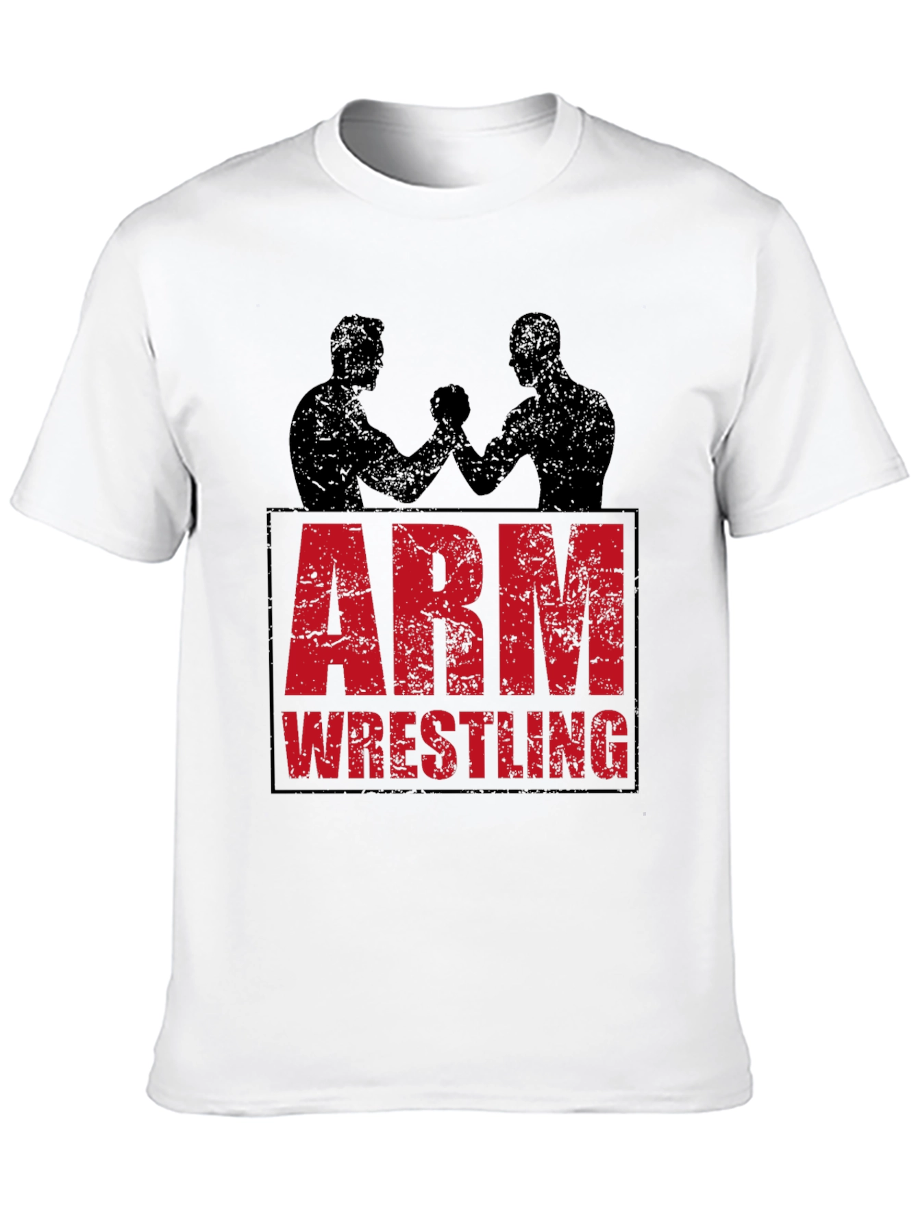 Arm Wrestling Graphic Tee - Black T-Shirt