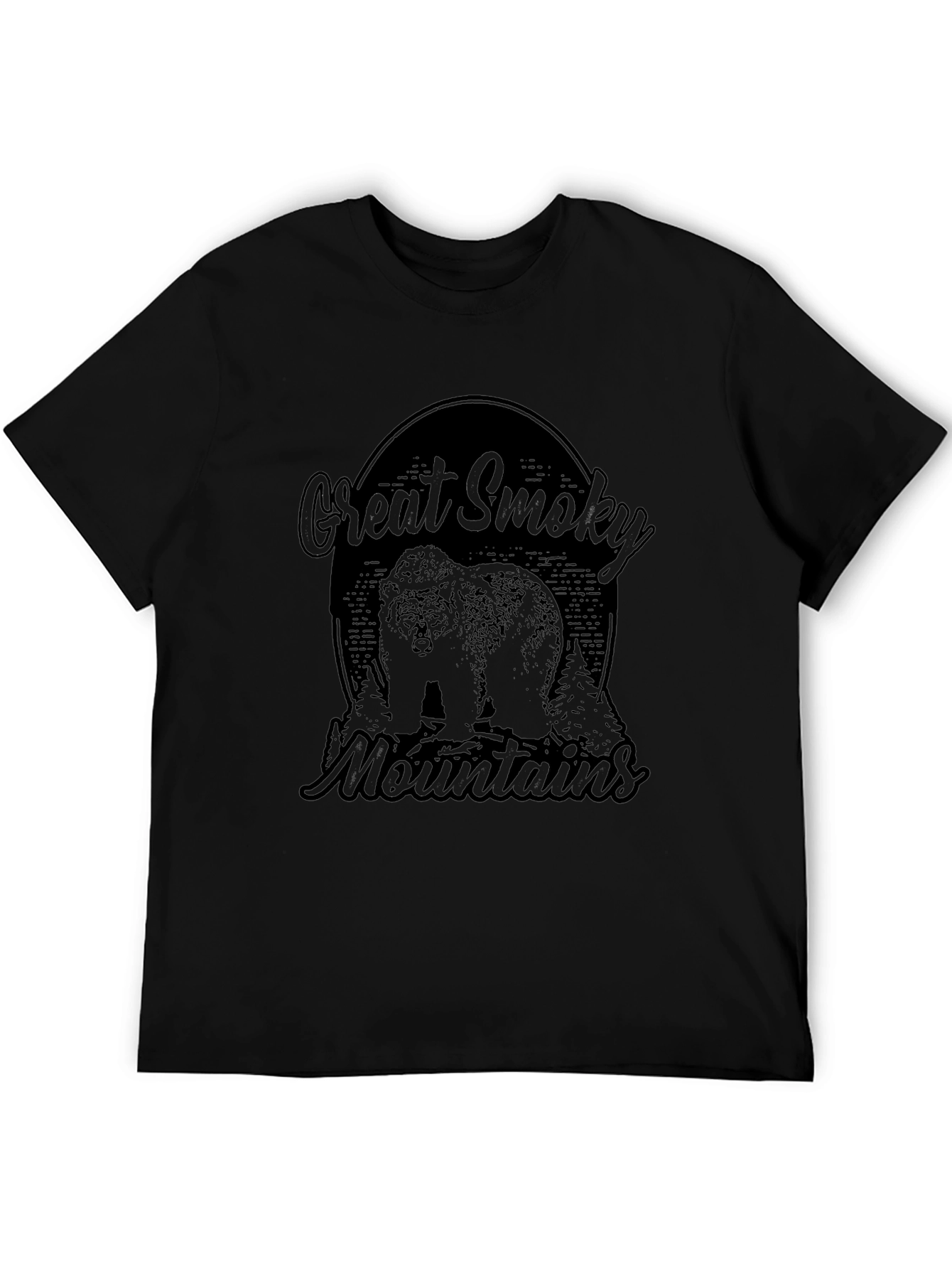 Great Smoky Mountains Bear Graphic T-Shirt
