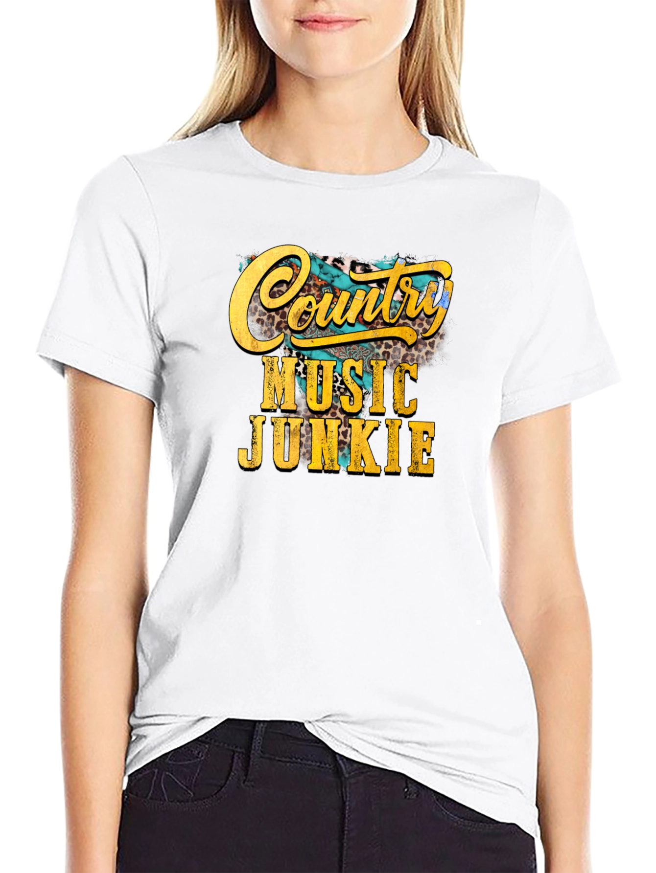 Country Music Junkie Graphic Tee
