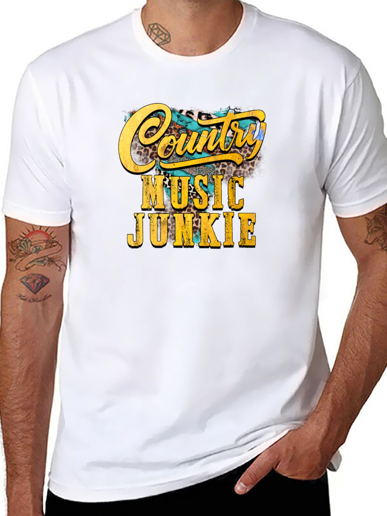 Country Music Junkie Graphic Tee
