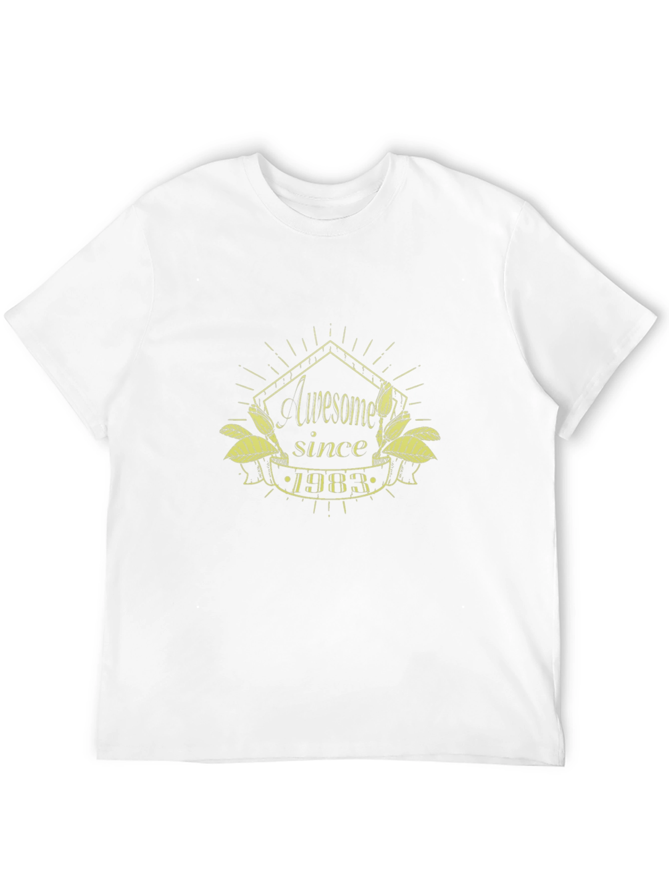 Awesome Since 1983 Black T-Shirt