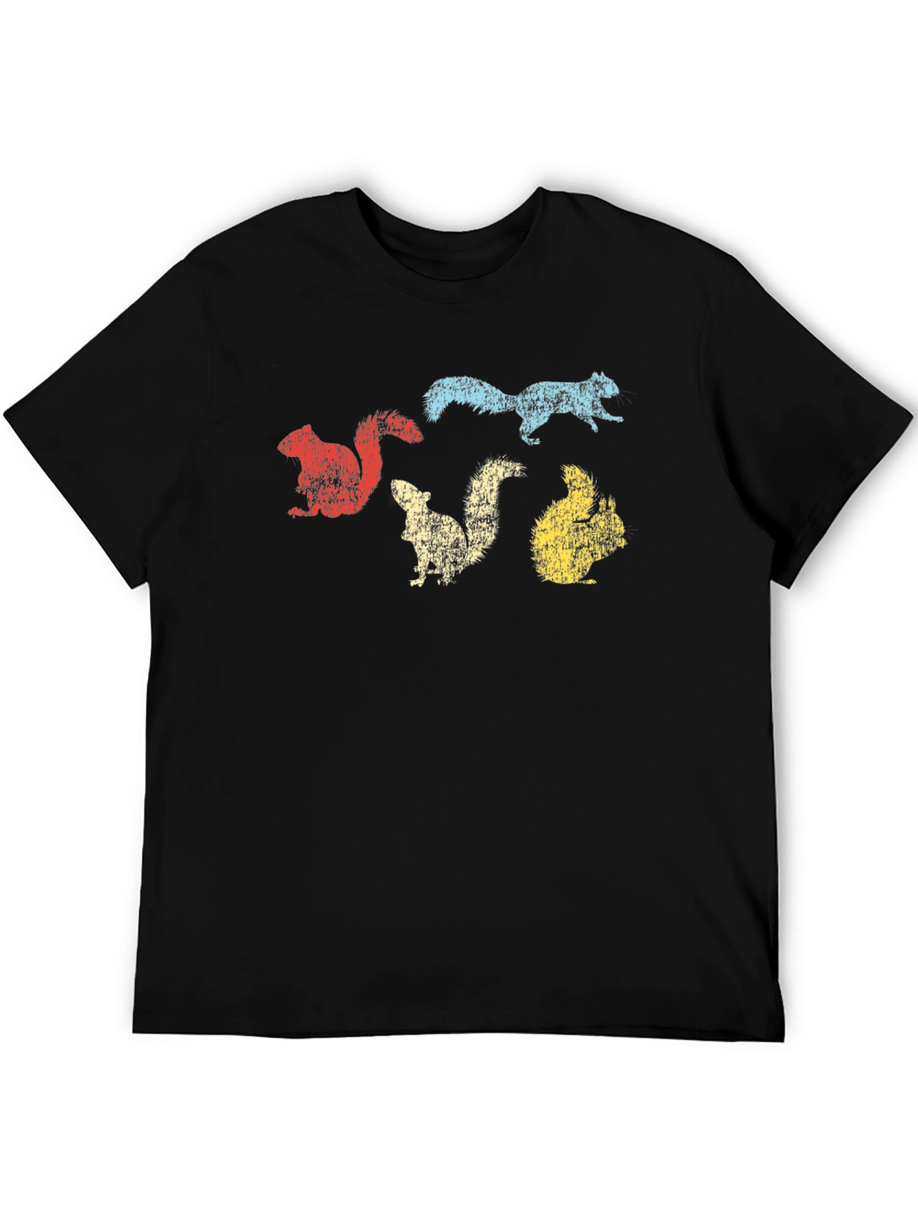 Retro Squirrel Graphic Tee - Unique Design