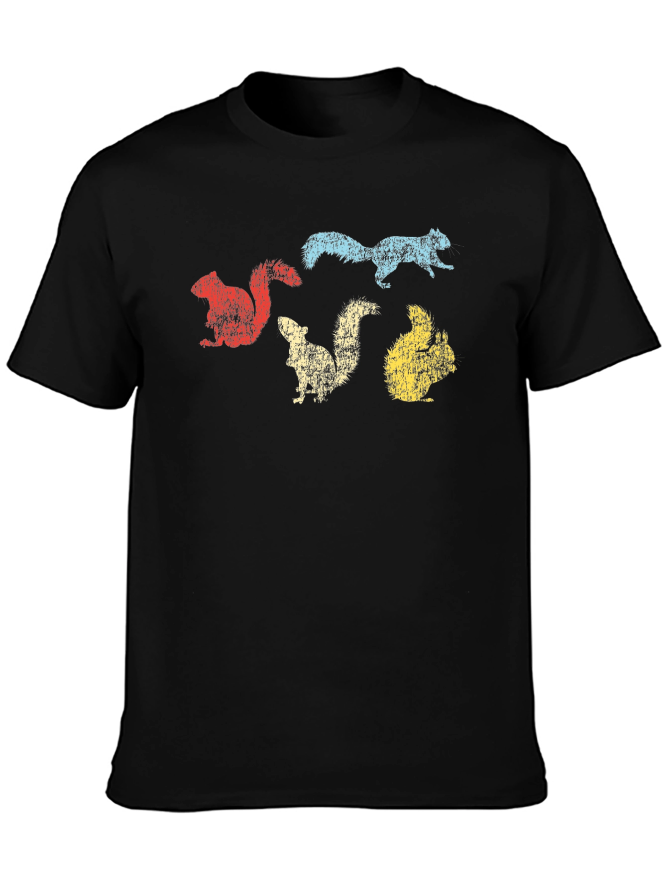 Retro Squirrel Graphic Tee - Unique Design