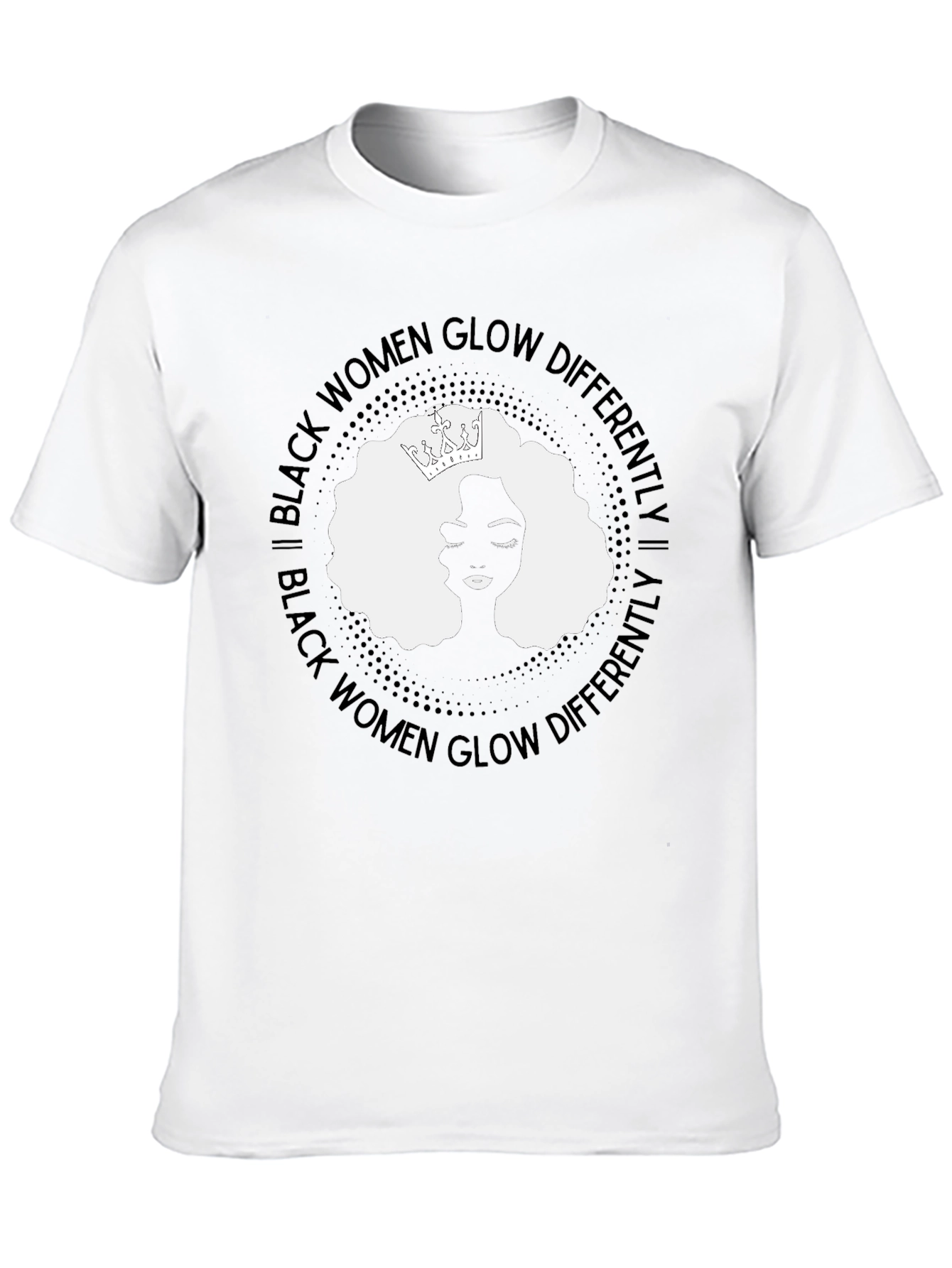 Black Women Glow Differently T-Shirt