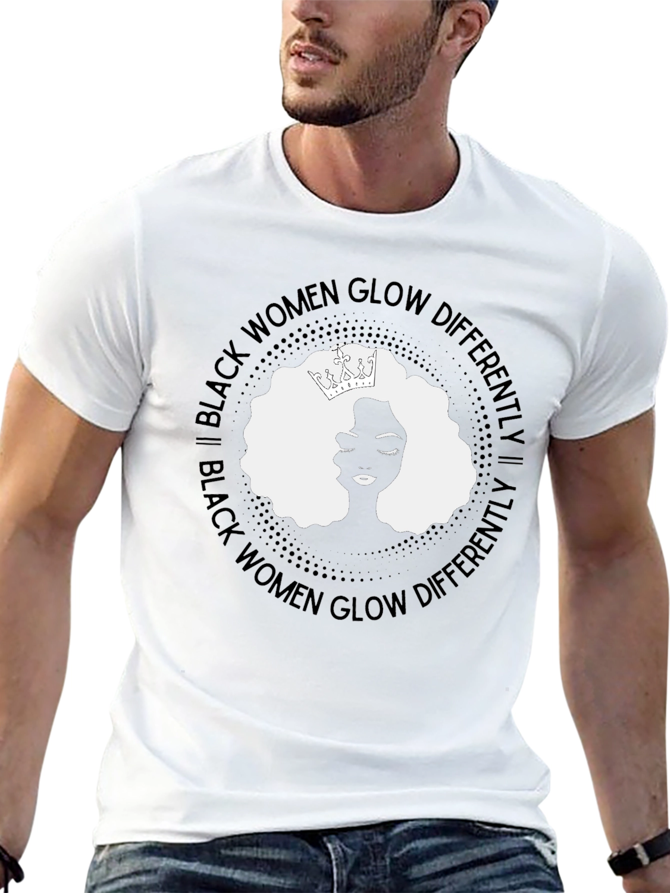 Black Women Glow Differently T-Shirt