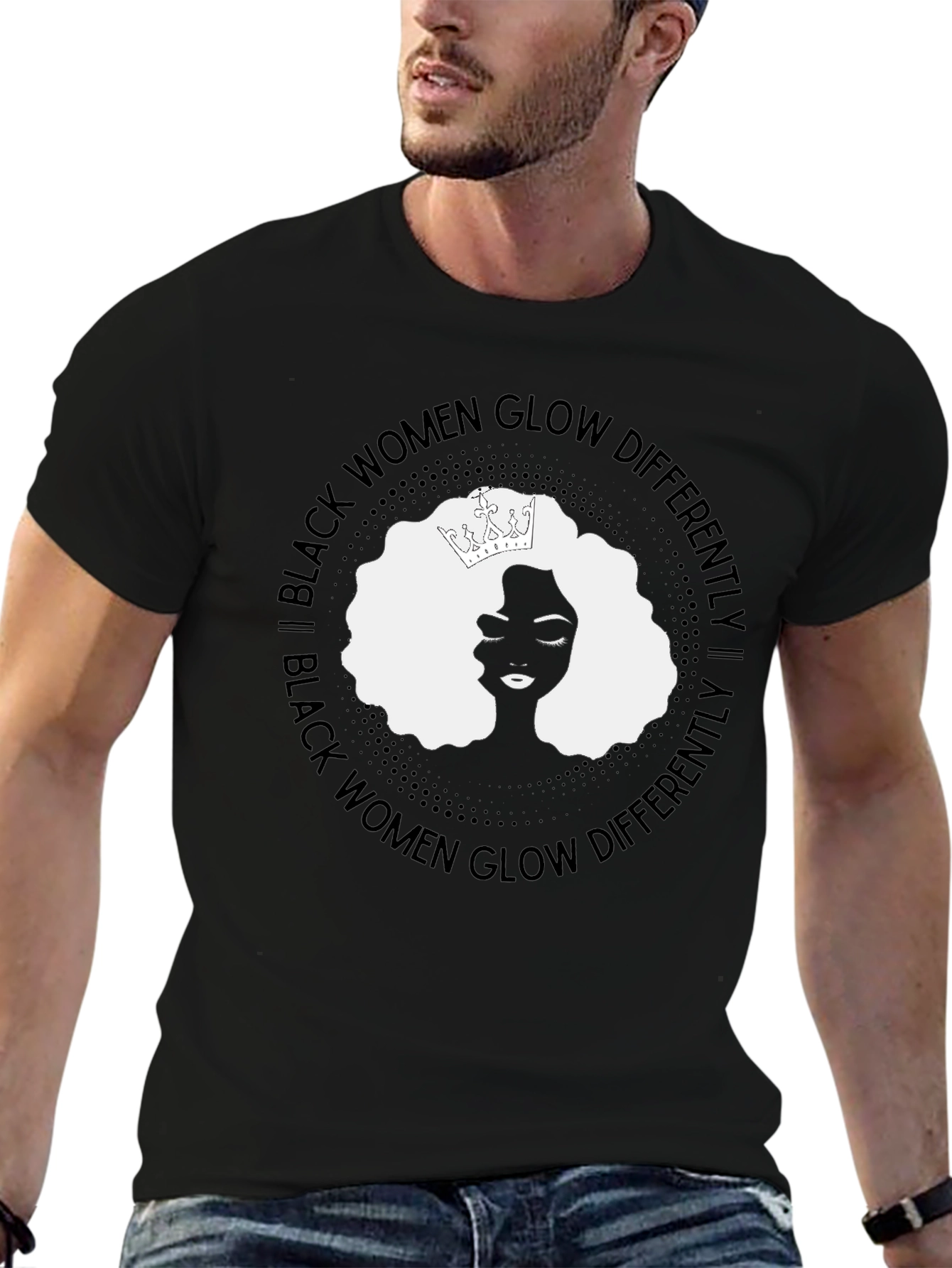 Black Women Glow Differently T-Shirt