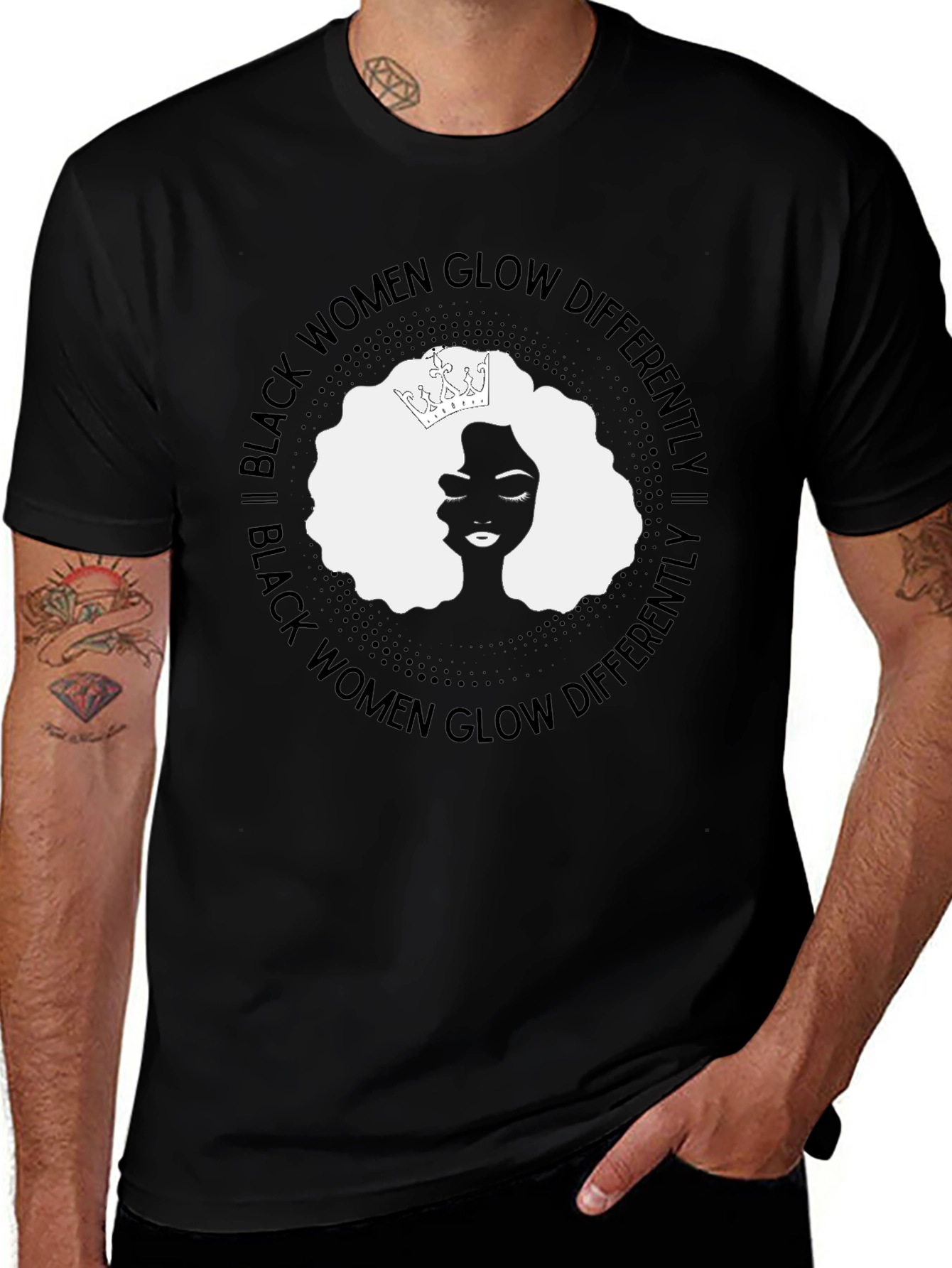 Black Women Glow Differently T-Shirt