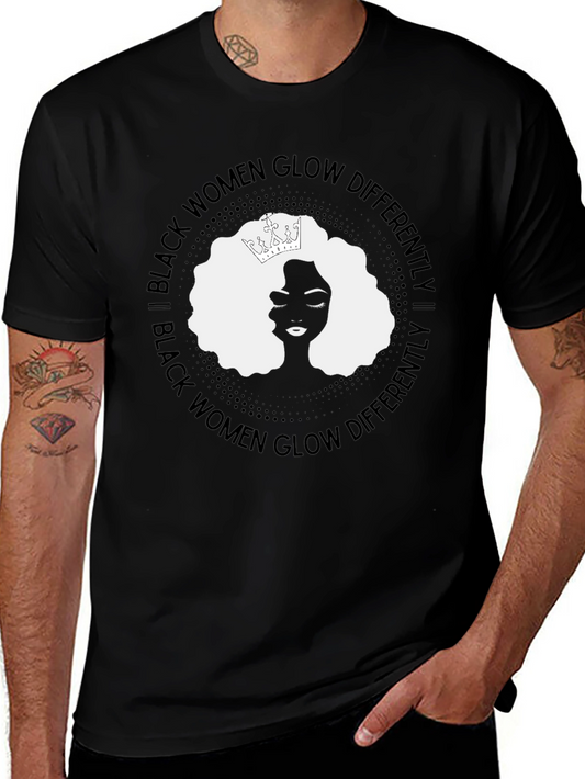 Black Women Glow Differently T-Shirt