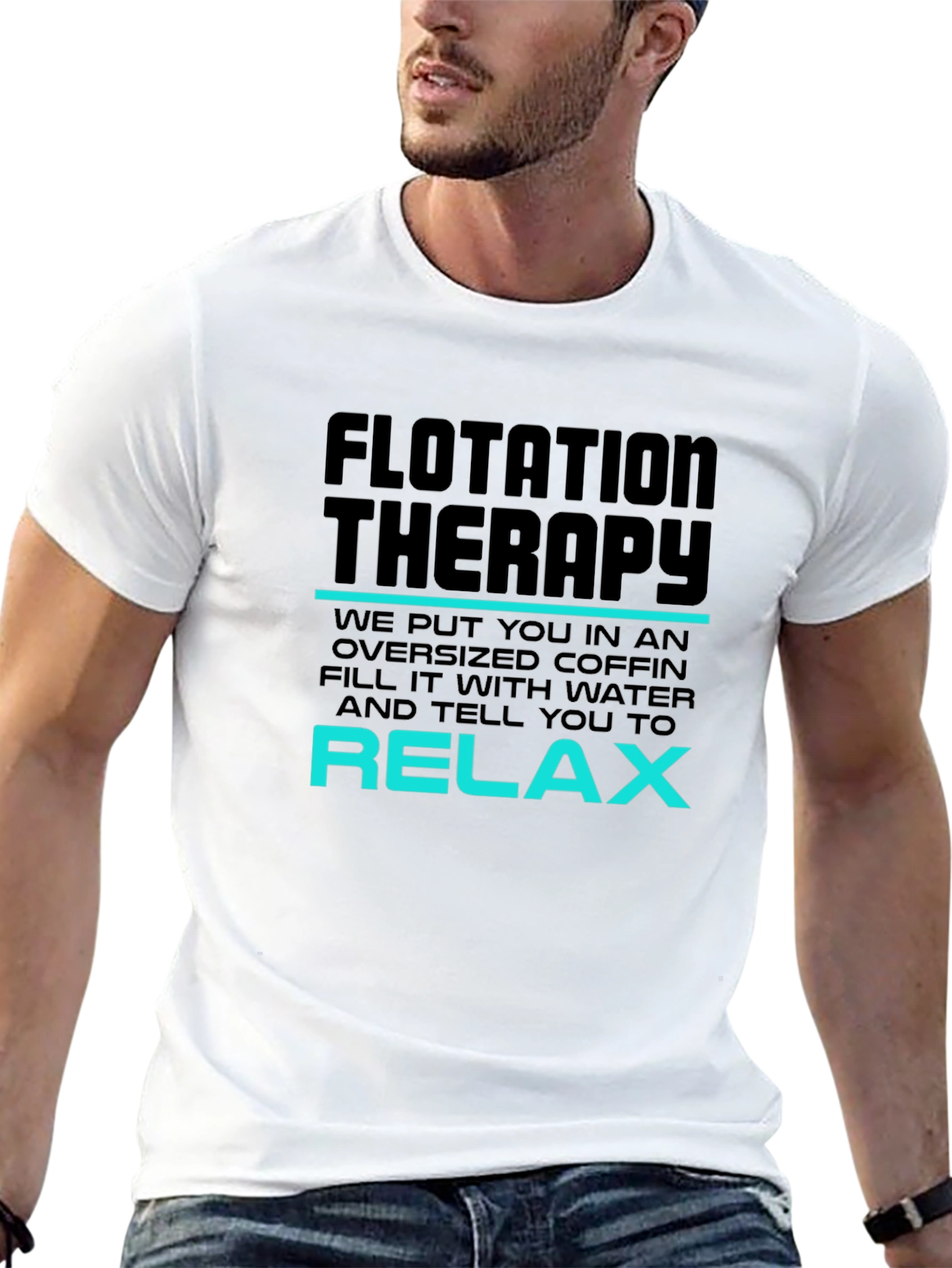 Flotation Therapy Graphic Tee - Relax in Style