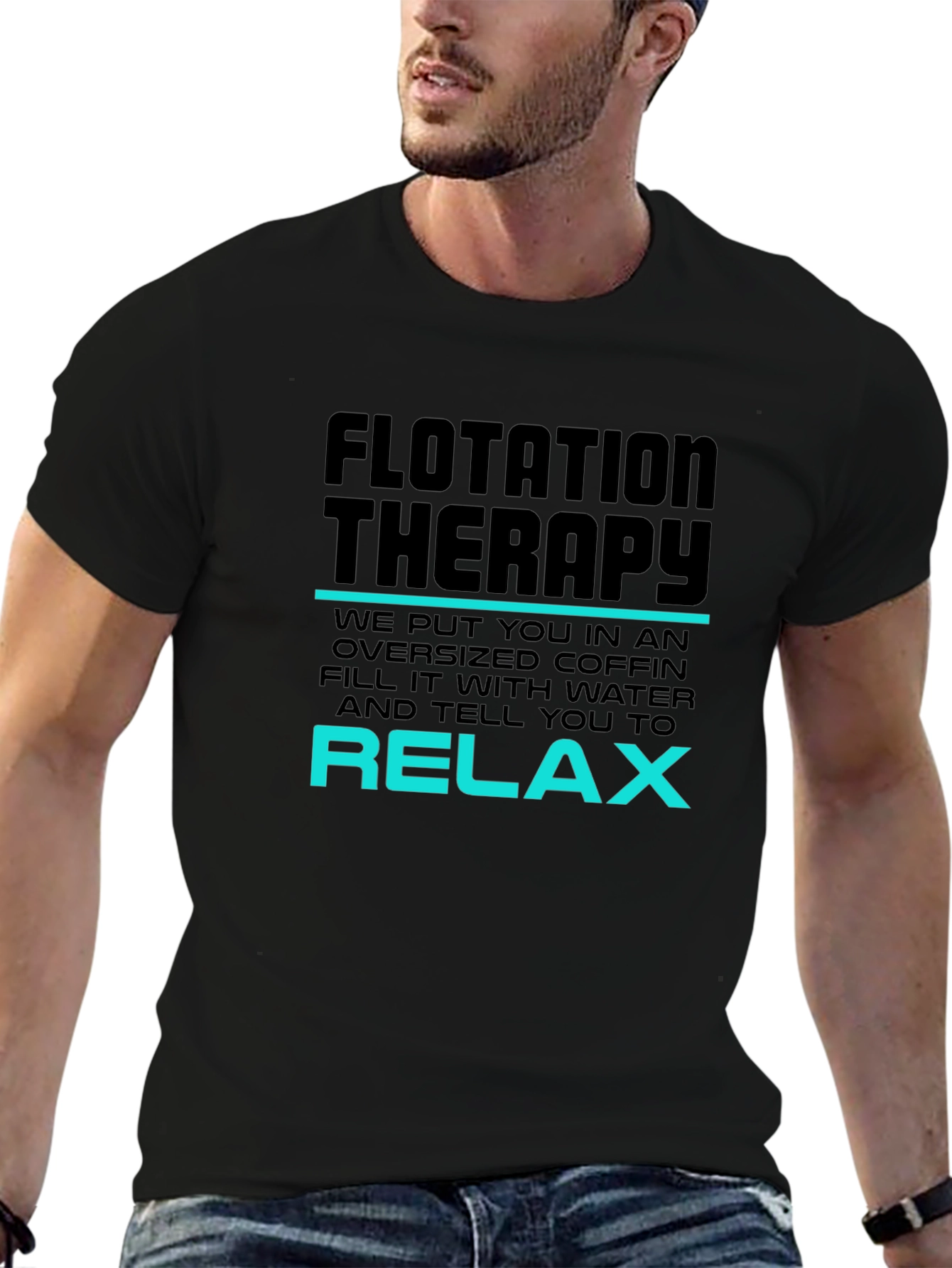 Flotation Therapy Graphic Tee - Relax in Style