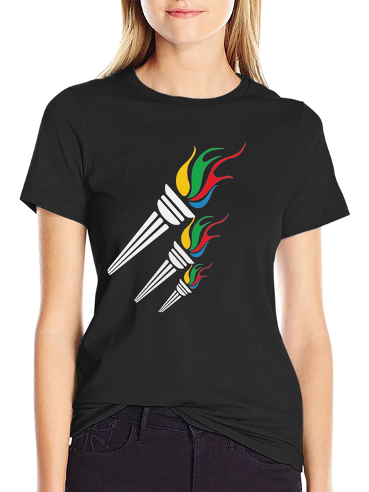 Graphic Torch T-Shirt - Casual Comfort