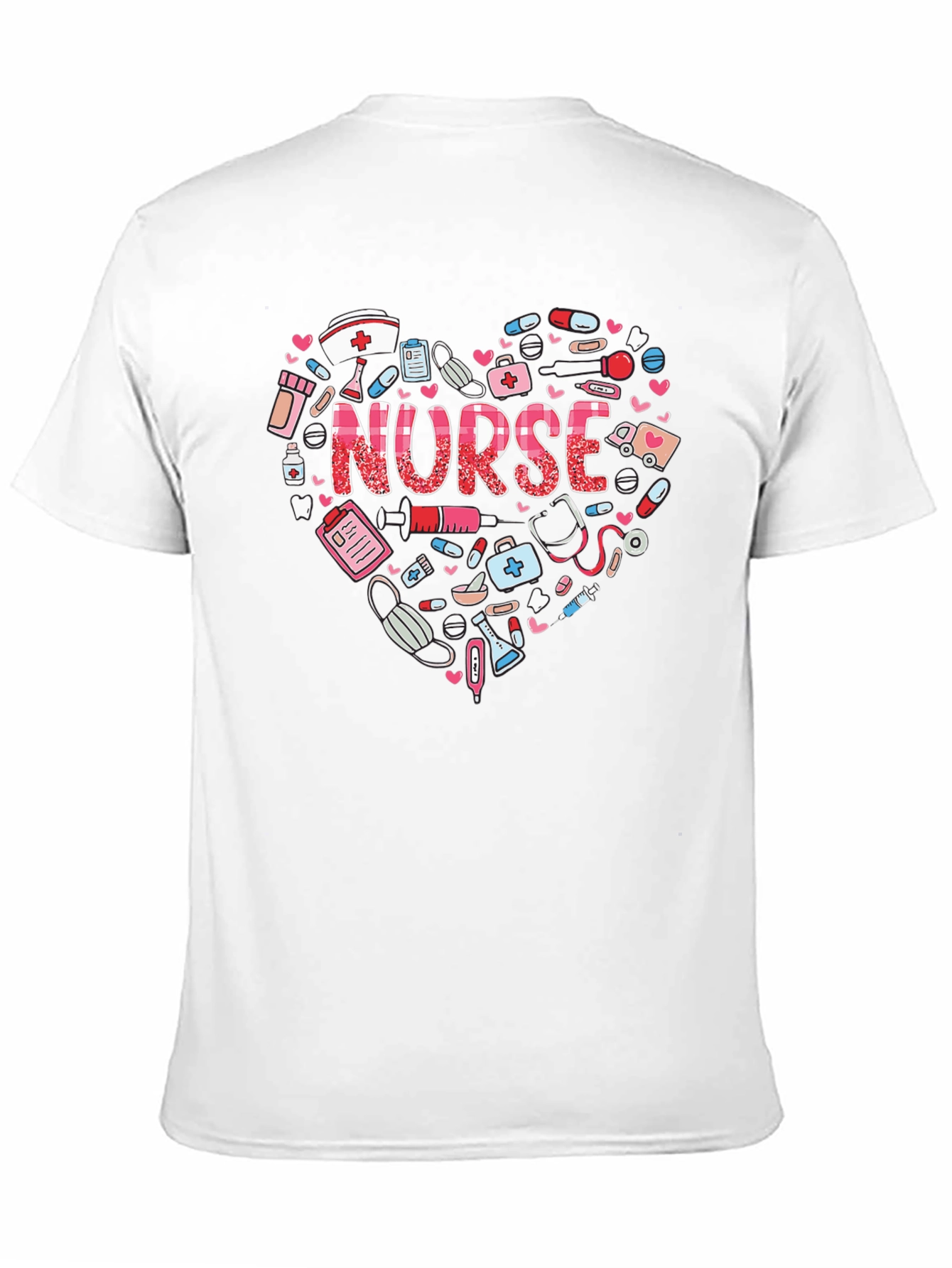 Nurse Heart Graphic T-Shirt - Healthcare Hero Appreciation