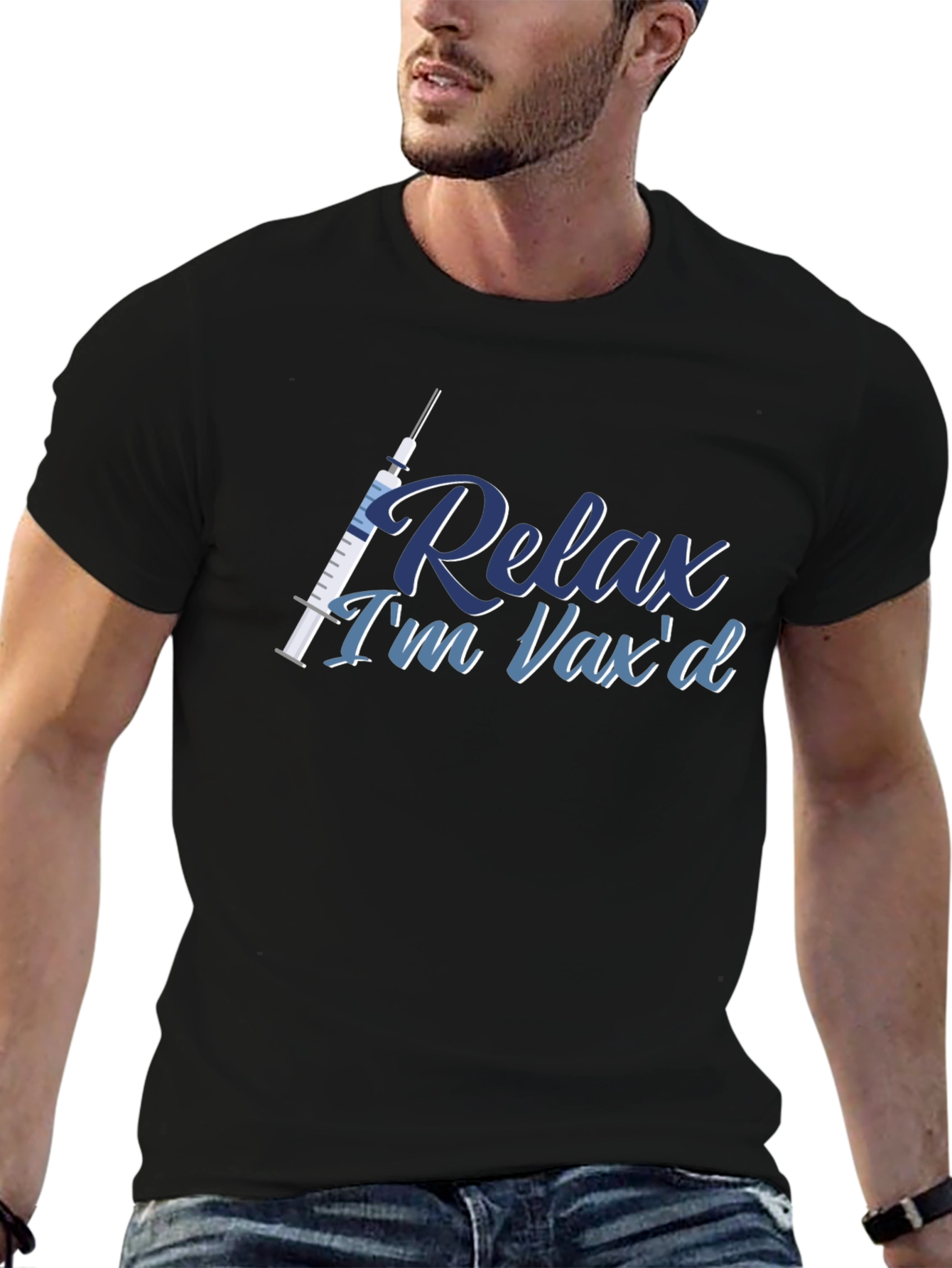 Relax Im Vaxd T-Shirt - Vaccinated Comfort Tee
