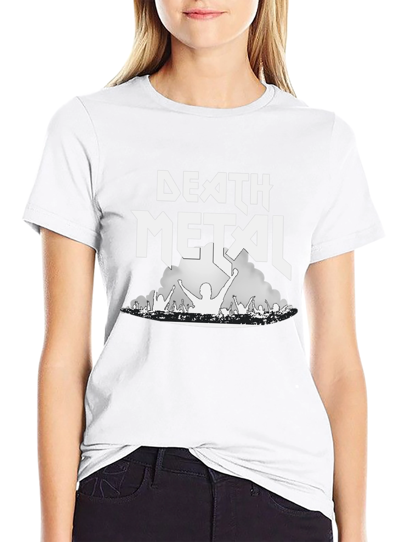 Death Metal Band Concert Graphic T-Shirt