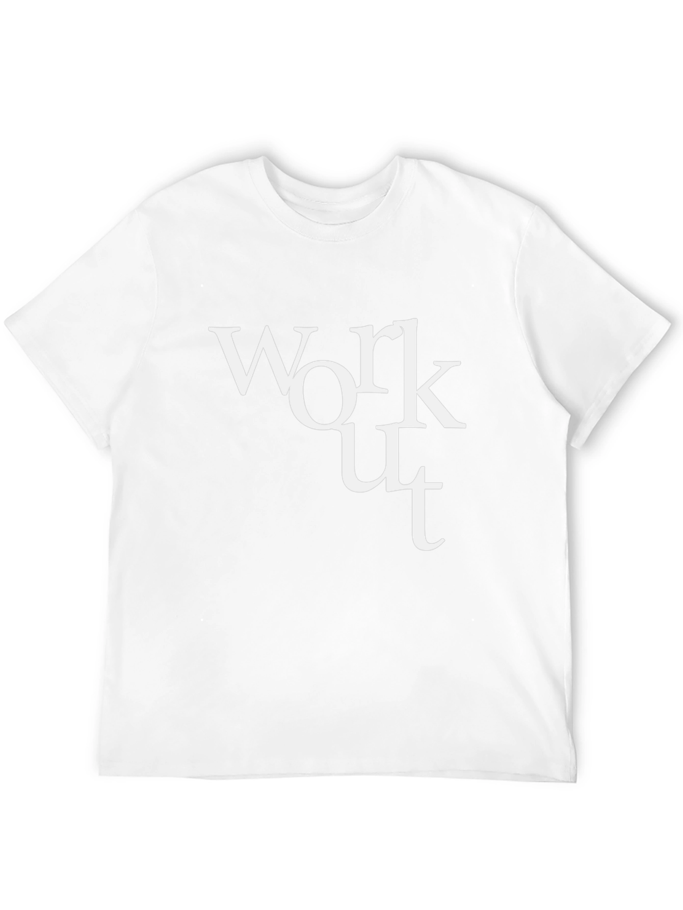 Workout T-Shirt - Black Graphic Tee