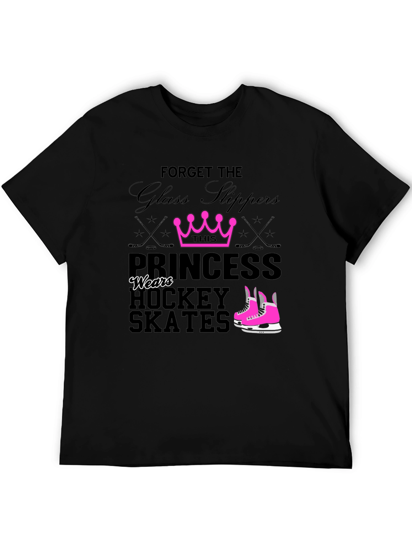 Hockey Princess T-Shirt - Forget Glass Slippers
