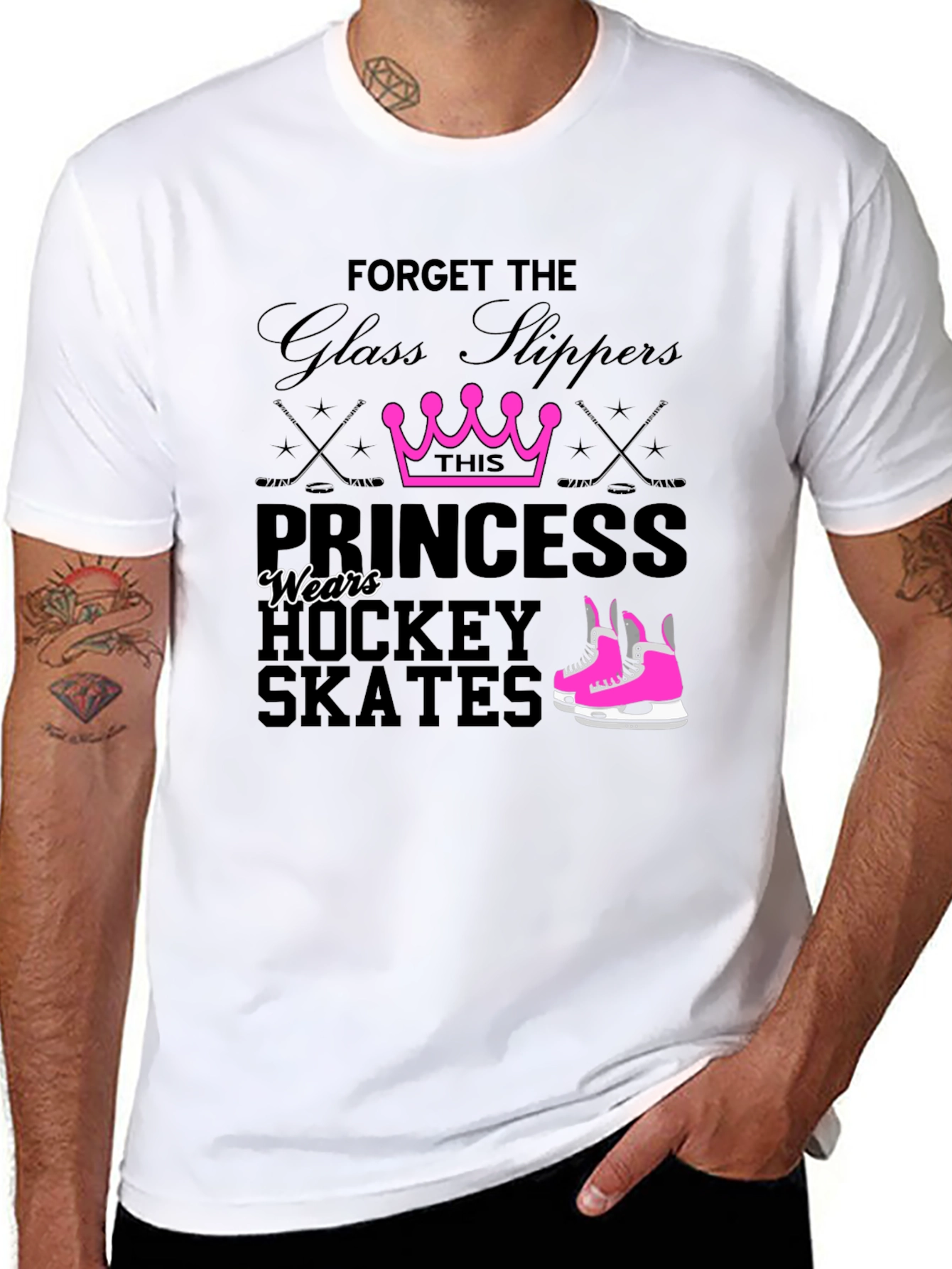 Hockey Princess T-Shirt - Forget Glass Slippers