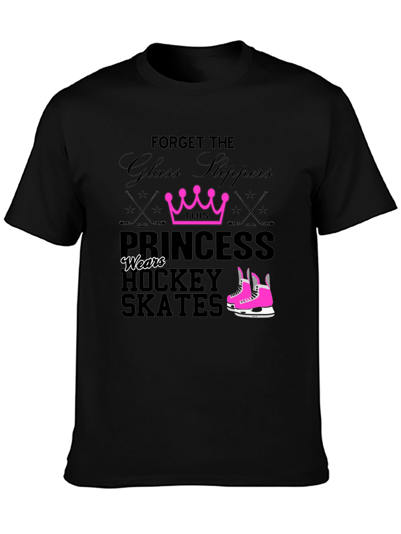 Hockey Princess T-Shirt - Forget Glass Slippers