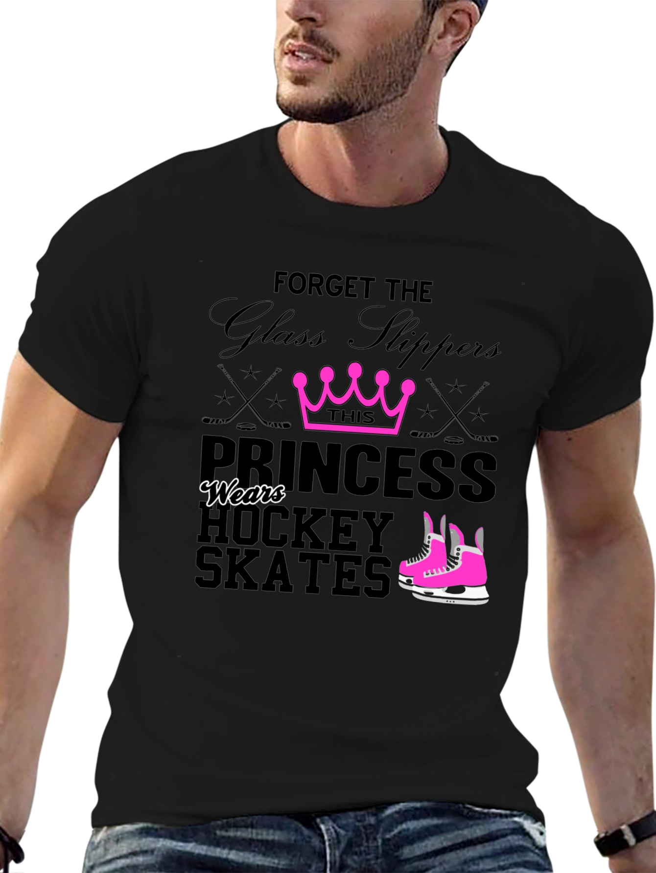 Hockey Princess T-Shirt - Forget Glass Slippers