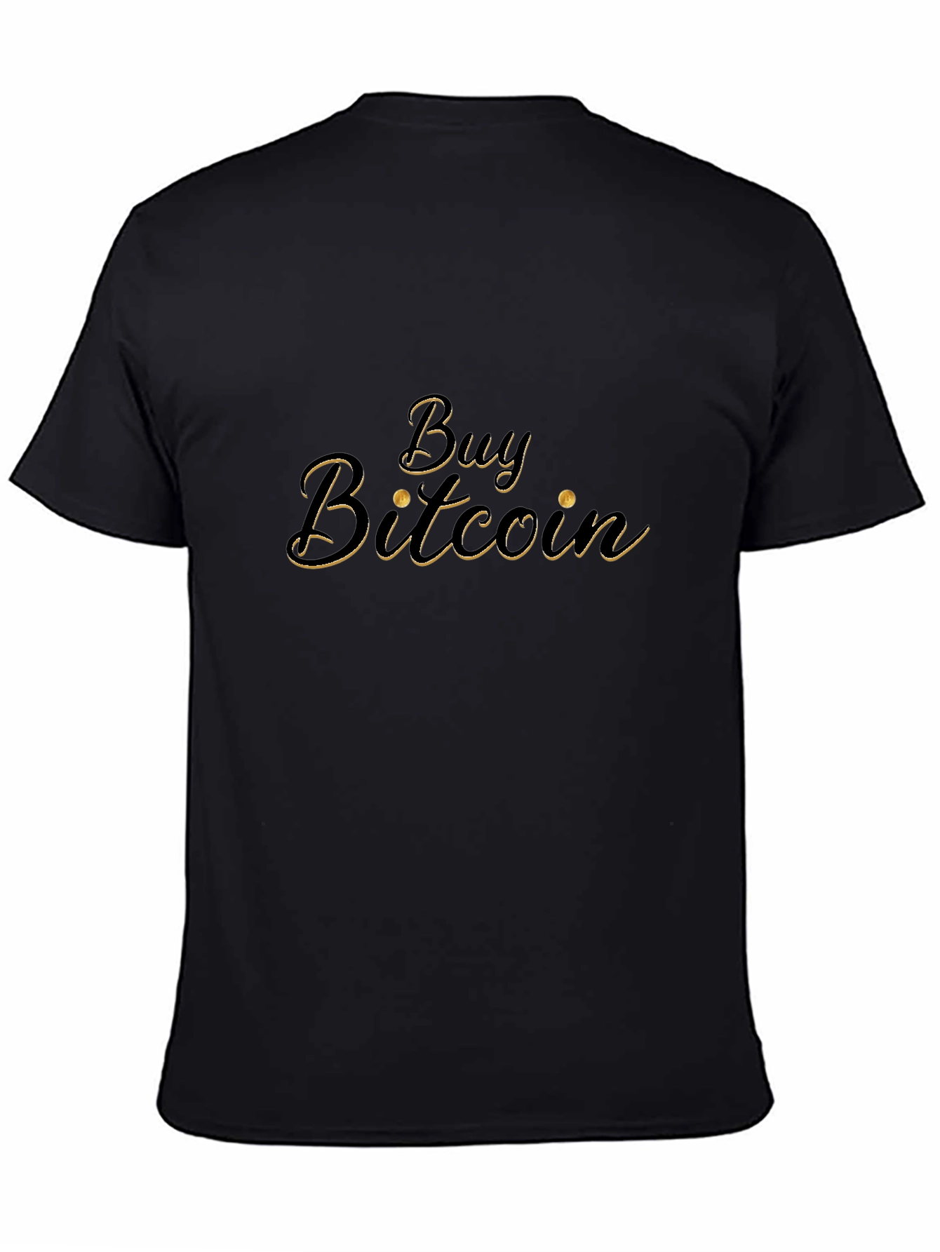 Buy Bitcoin Black T-Shirt Crypto Currency Tee