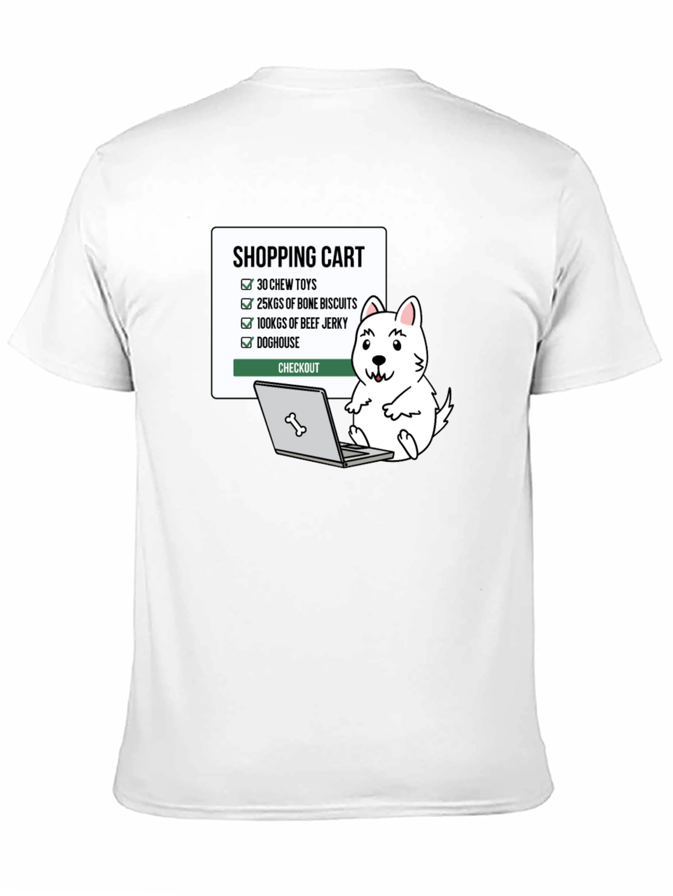 Dog Lover Shopping Cart T-Shirt