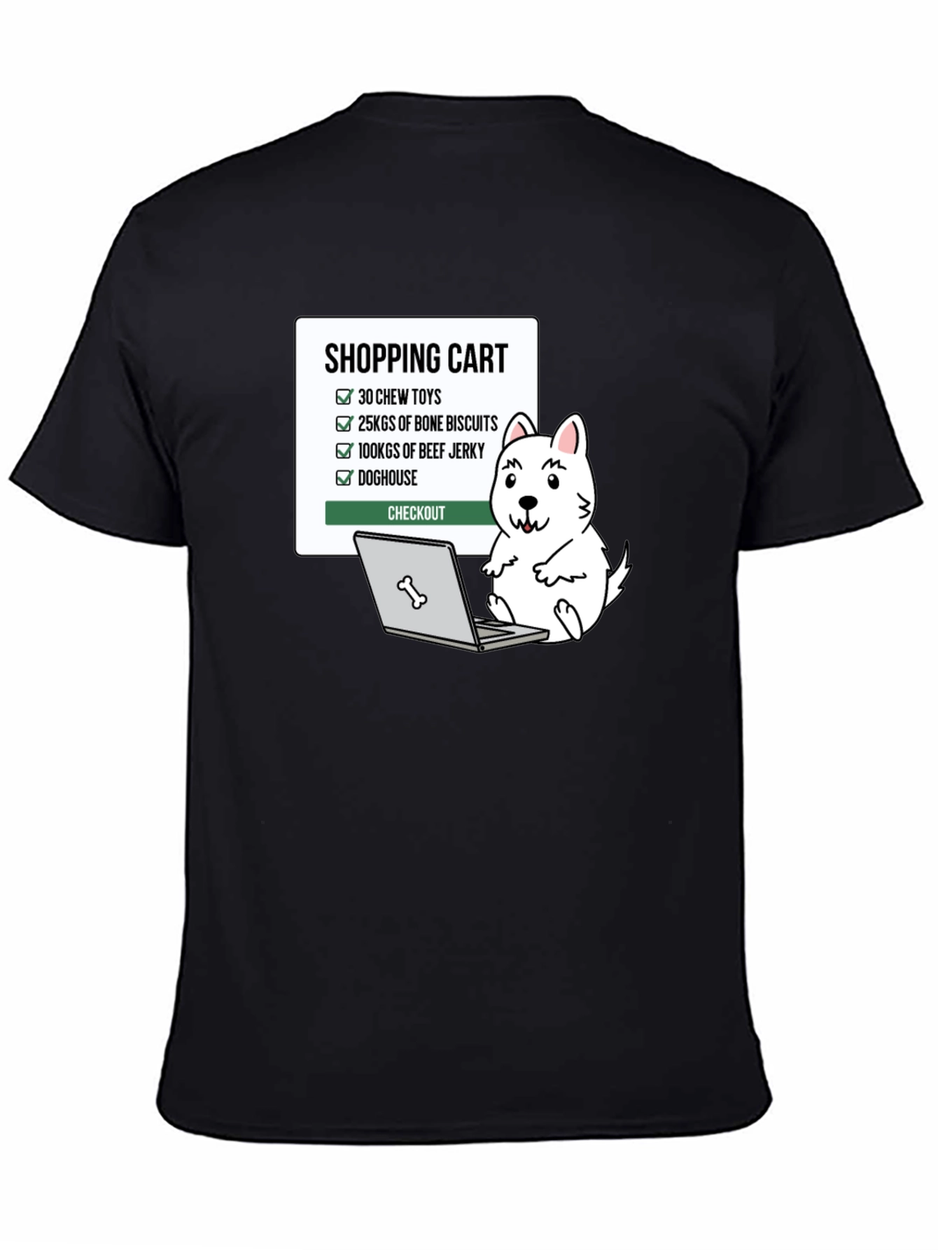 Dog Lover Shopping Cart T-Shirt
