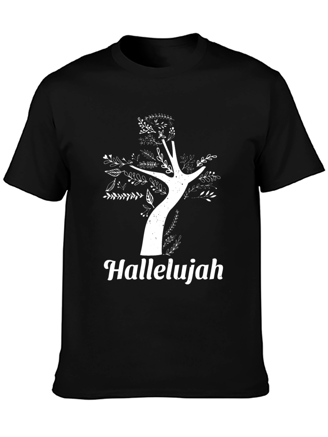 Hallelujah Tree Graphic Tee - Unisex Christian Apparel