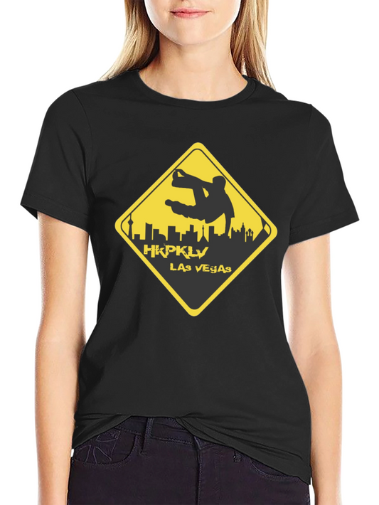 HKPKLV Las Vegas T-Shirt Black Graphic Tee
