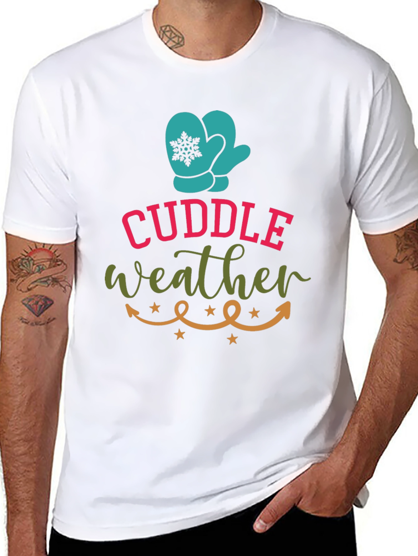 Cuddle Weather T-Shirt Winter Fun