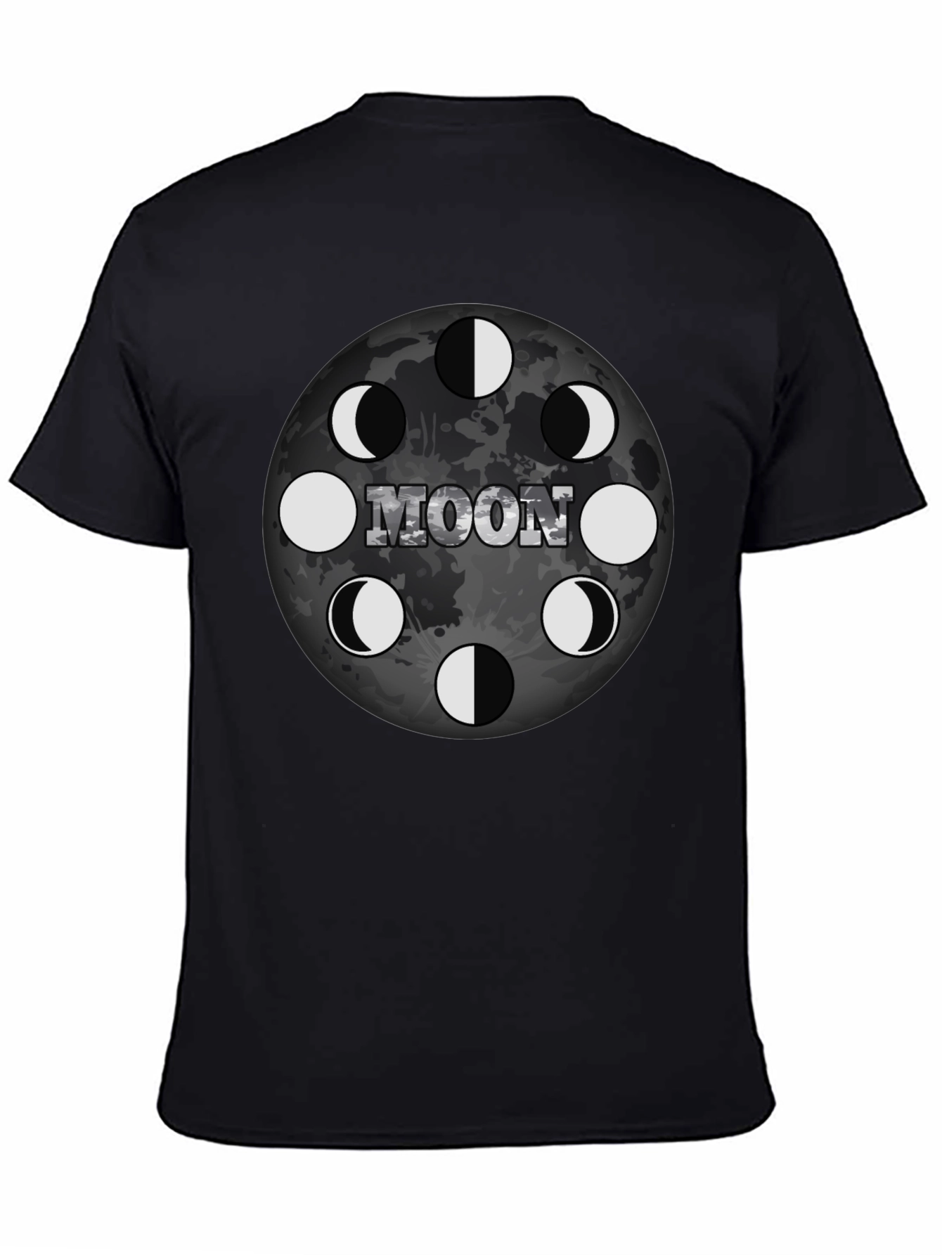 Moon Phases Graphic T-Shirt