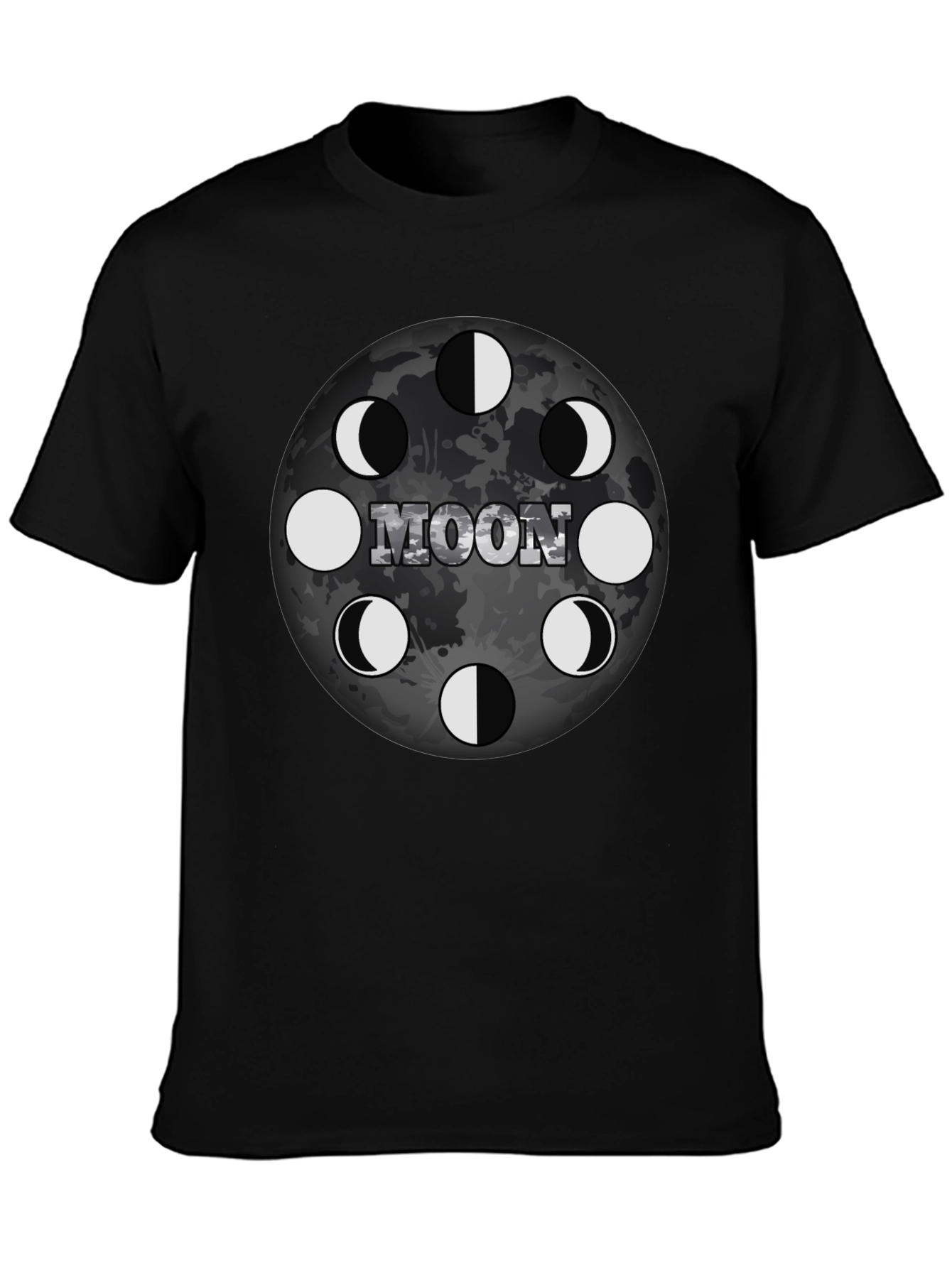 Moon Phases Graphic T-Shirt