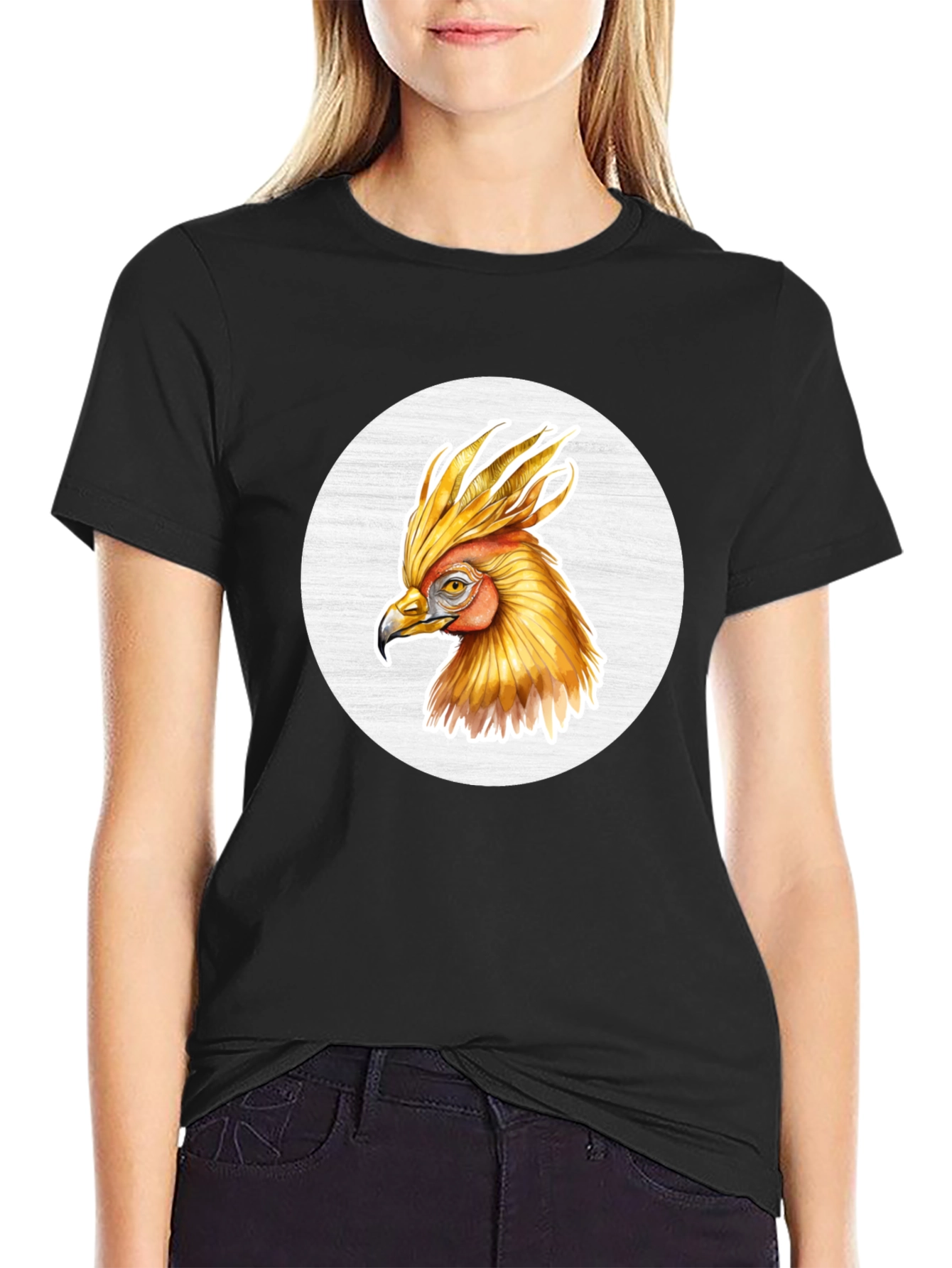 Phoenix Bird Graphic T-Shirt