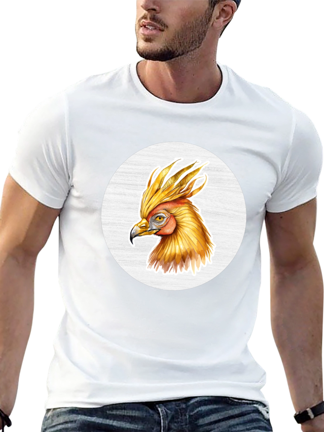 Phoenix Bird Graphic T-Shirt