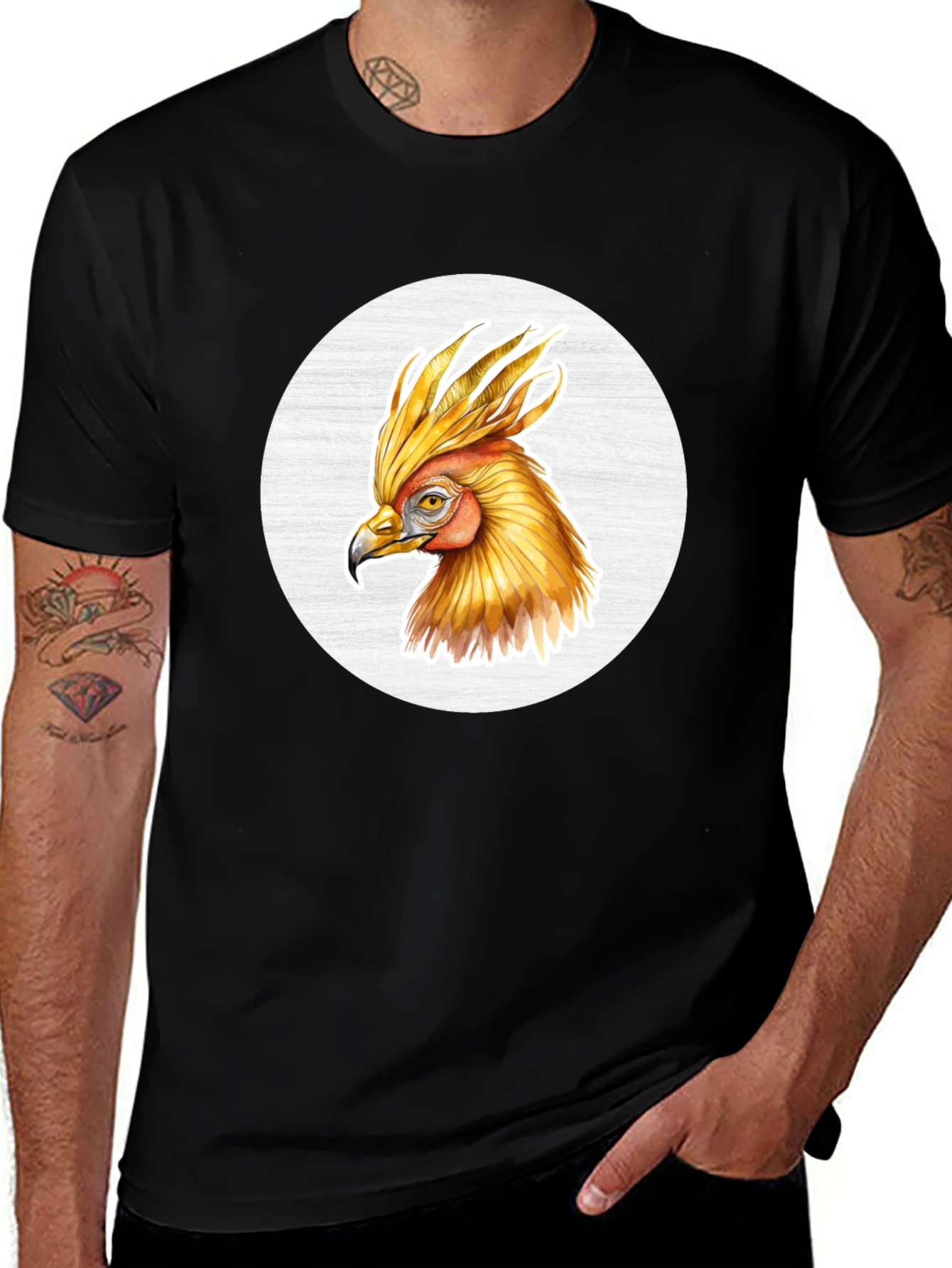 Phoenix Bird Graphic T-Shirt