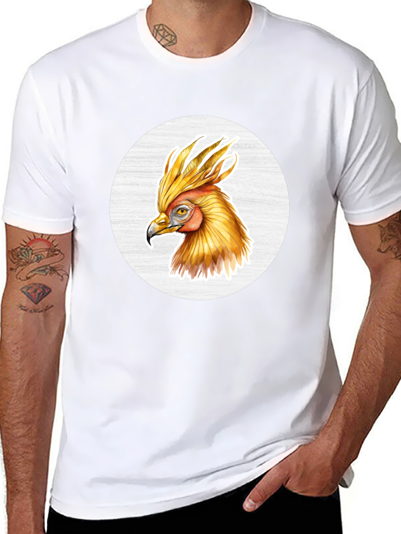 Phoenix Bird Graphic T-Shirt