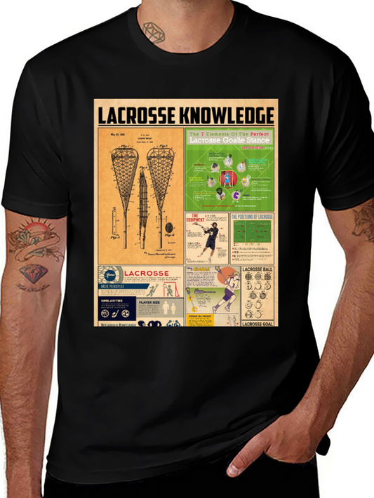Lacrosse Knowledge Graphic Tee