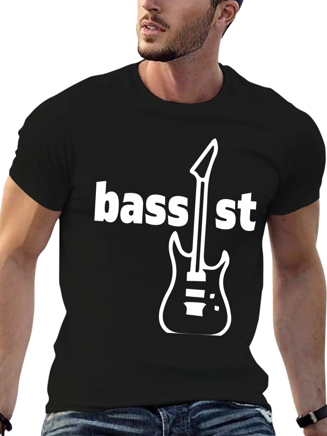 Bass Guitar T-Shirt - Music Lover Tee