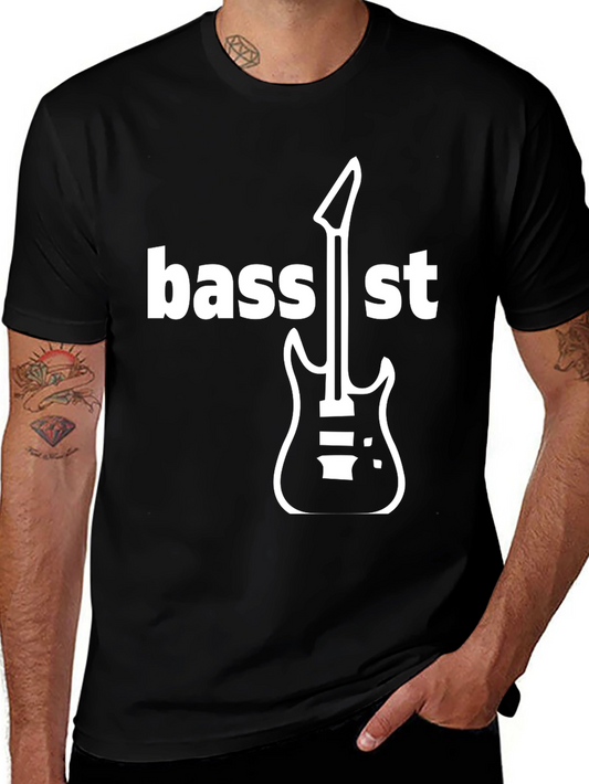 Bass Guitar T-Shirt - Music Lover Tee