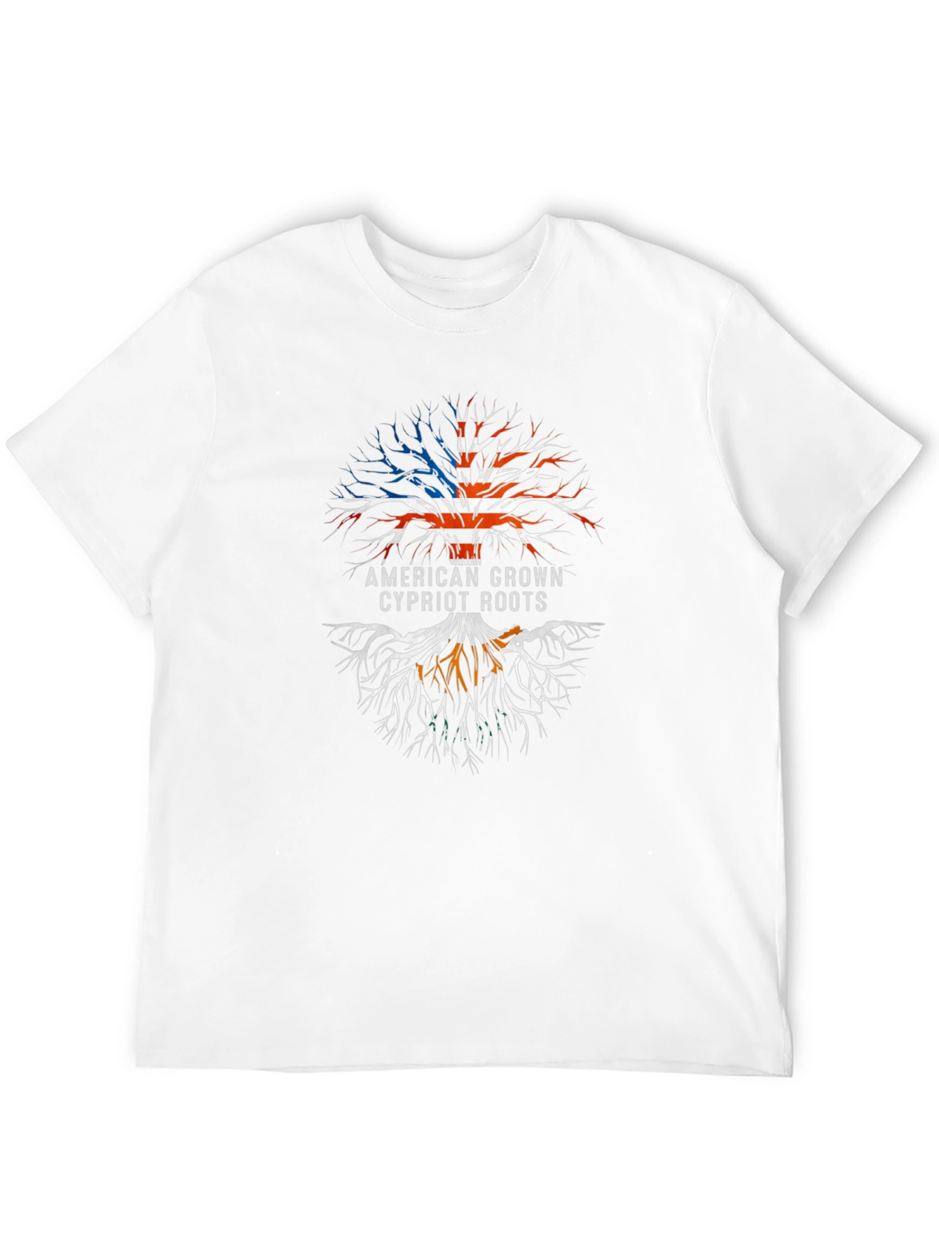 American Grown Cypriot Roots Tree T-Shirt
