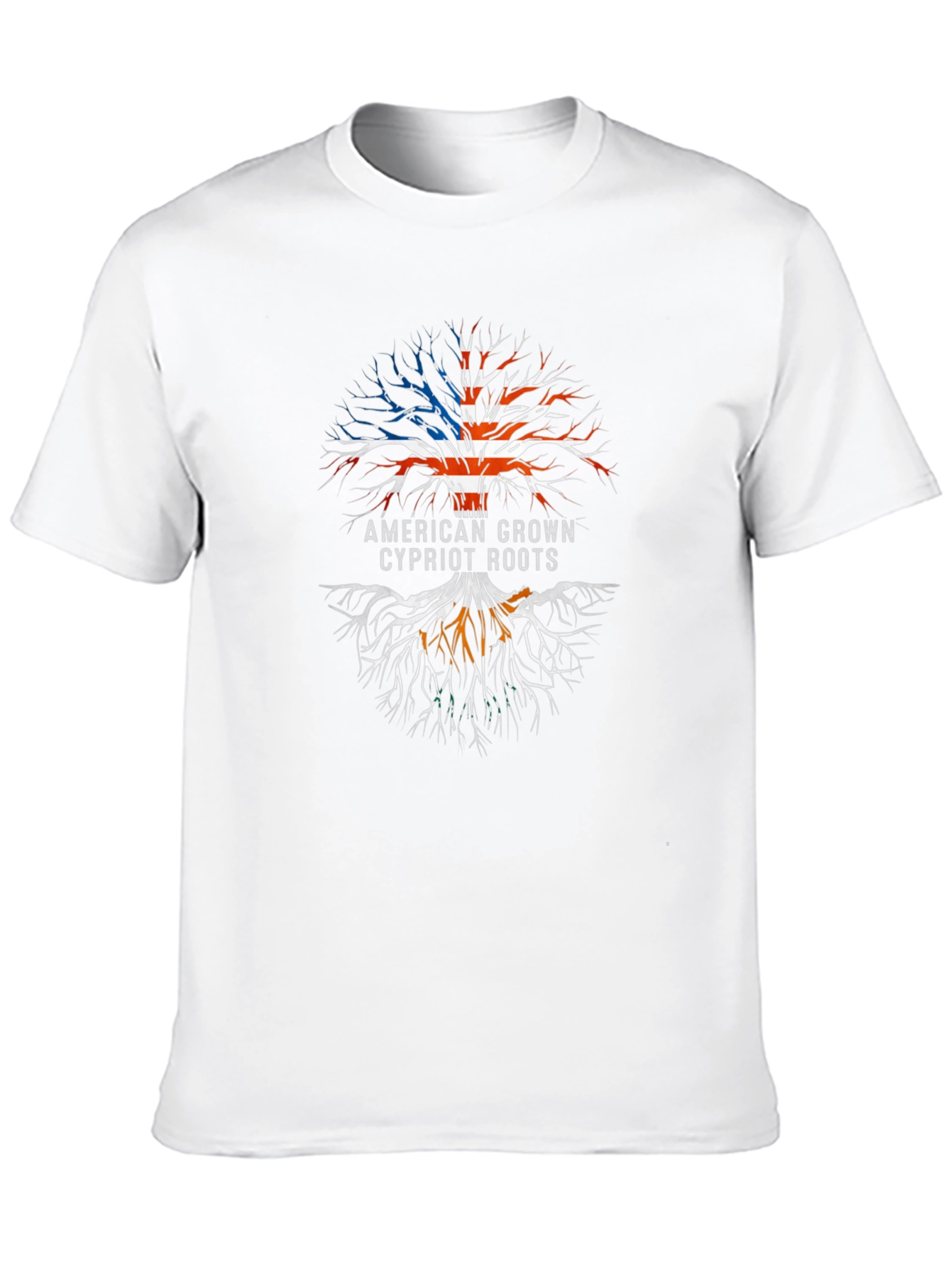 American Grown Cypriot Roots Tree T-Shirt